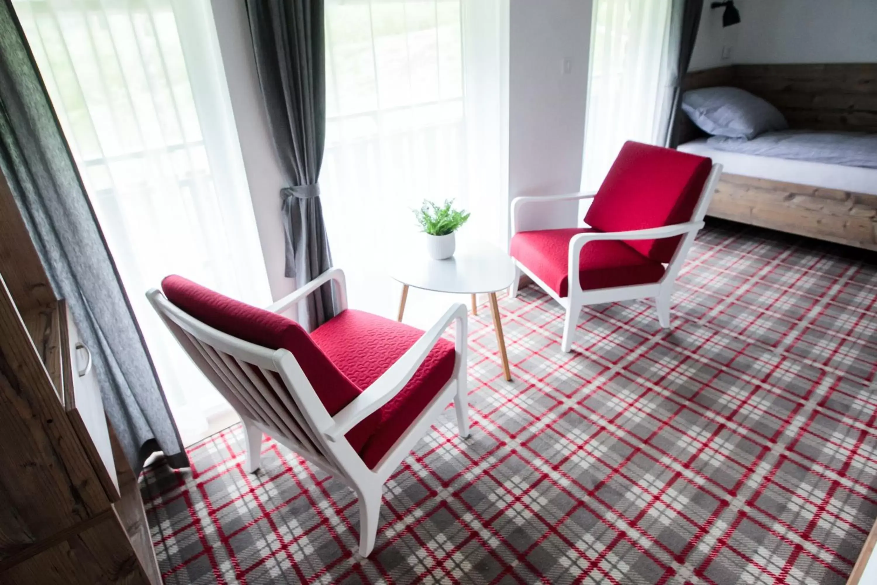 Triple Room with Mountain View in Hiša Poljana Triple Room with Mountain View in Hiša Poljana