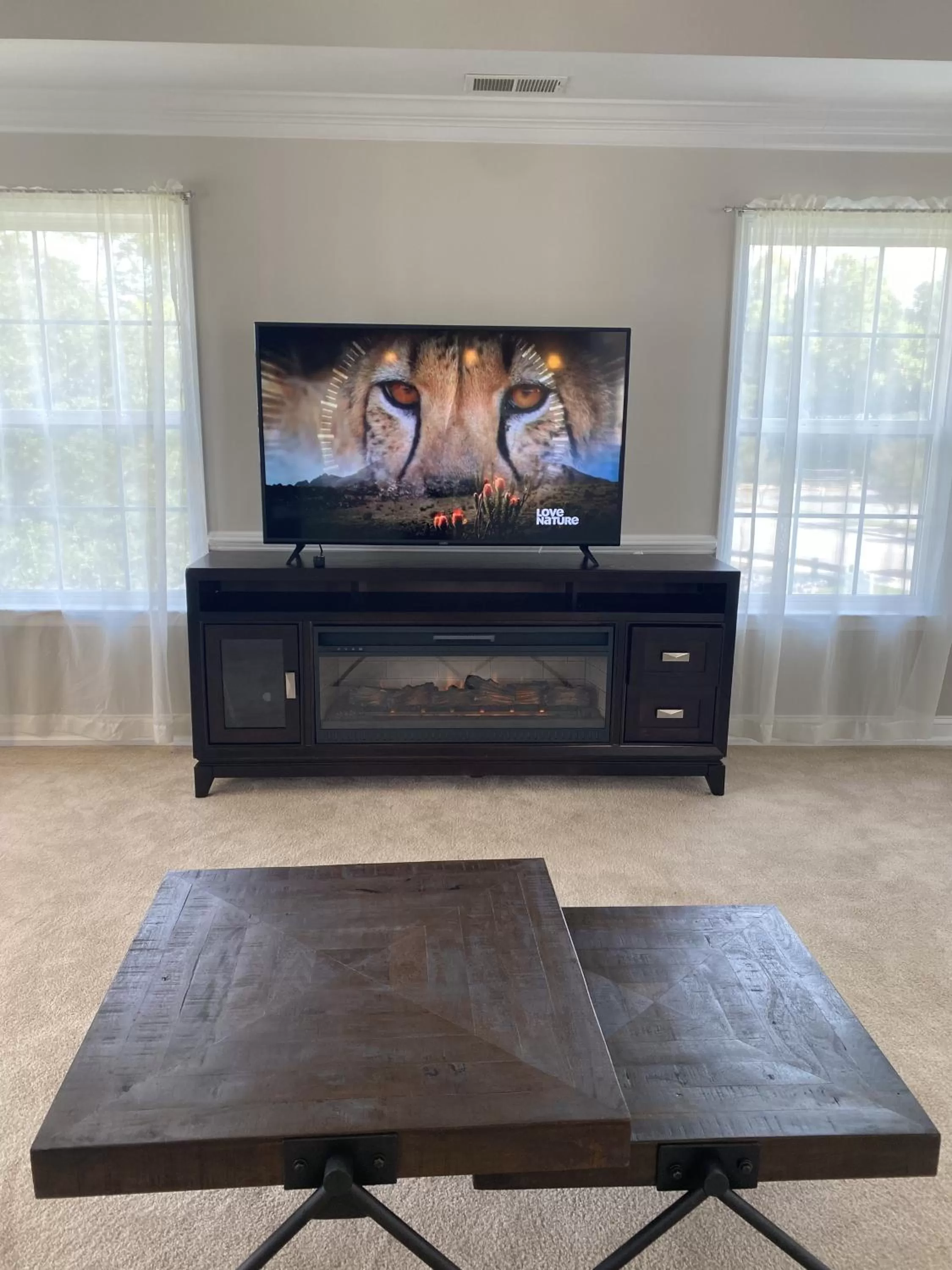 Living room in The Cypress Inn