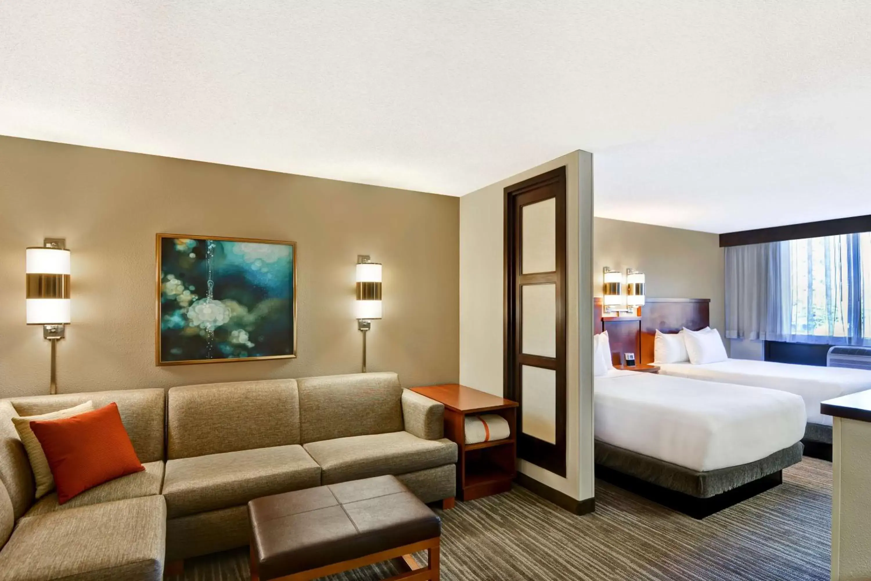 Double Room with Two Double Beds and Sofa Bed in Hyatt Place Memphis Wolfchase