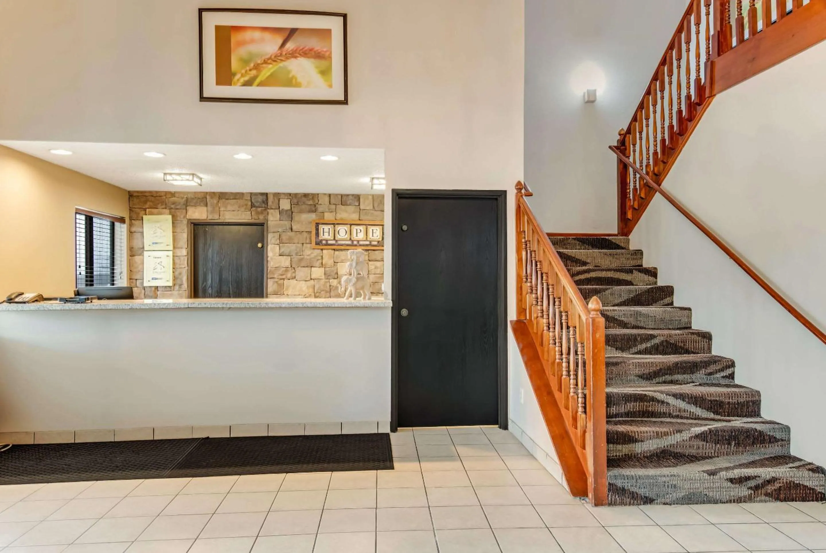 Lobby or reception in Rodeway Inn Red Oak