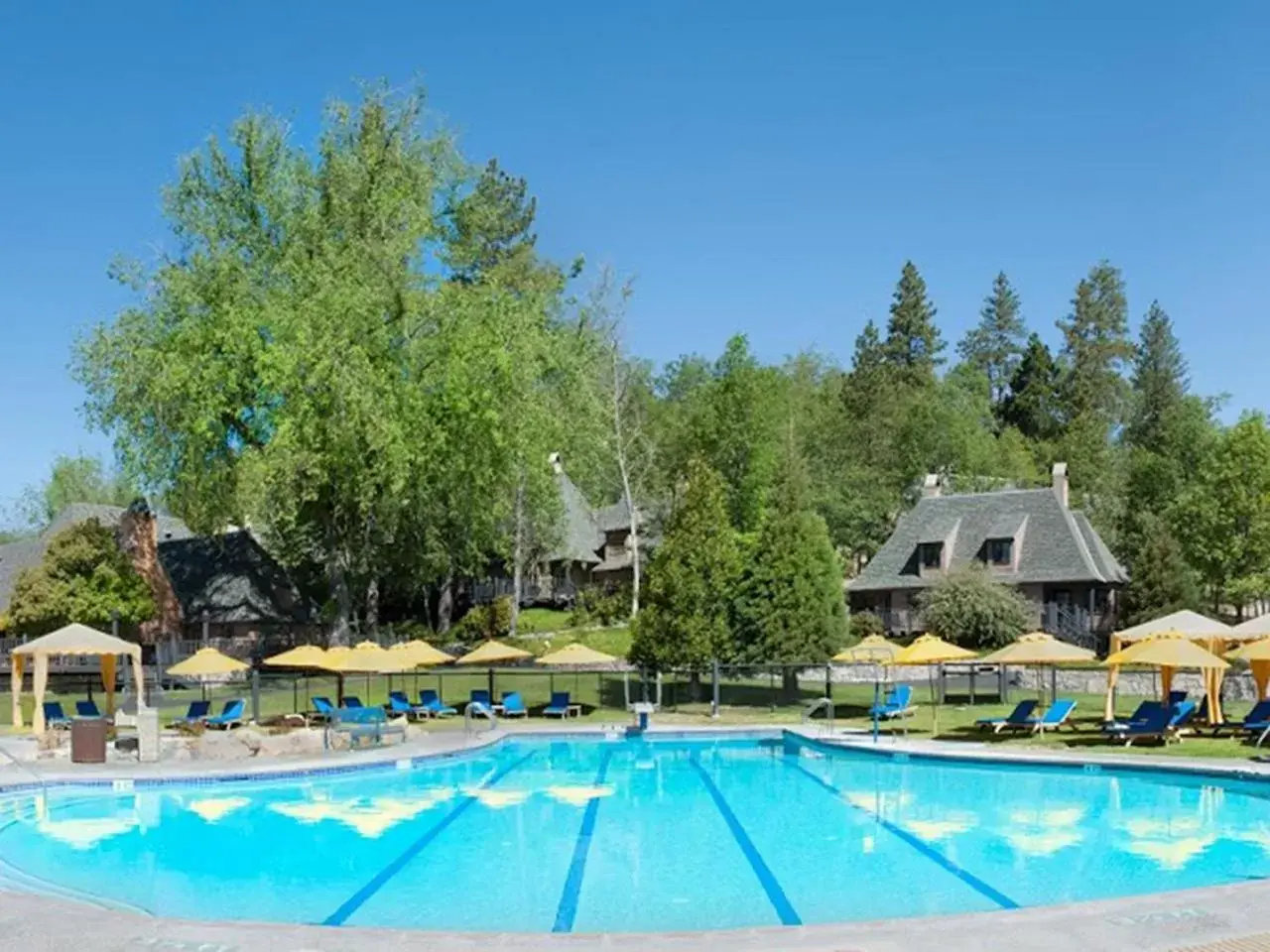 Swimming Pool in UCLA Lake Arrowhead Lodge