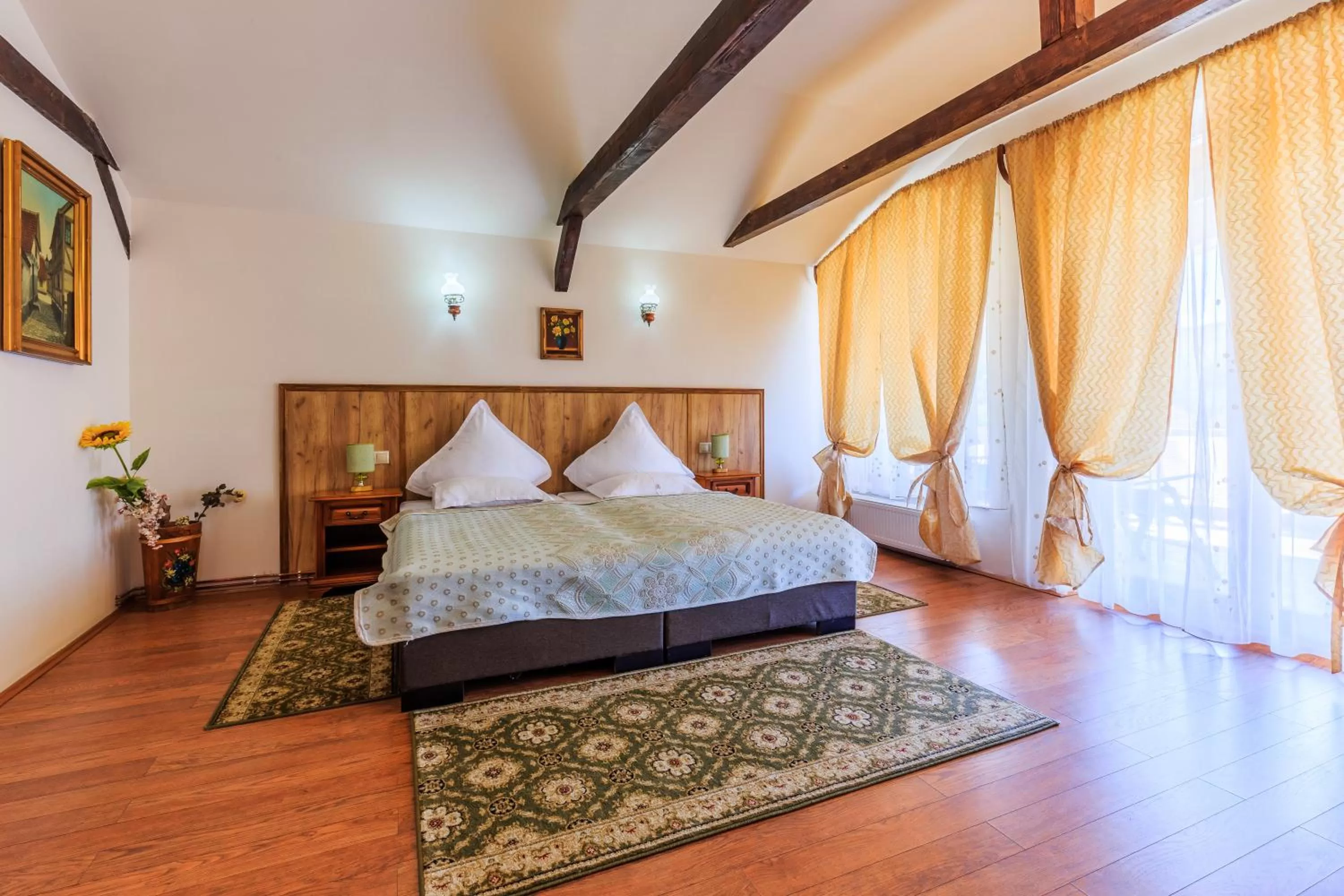 Bed in Hotel Bielmann