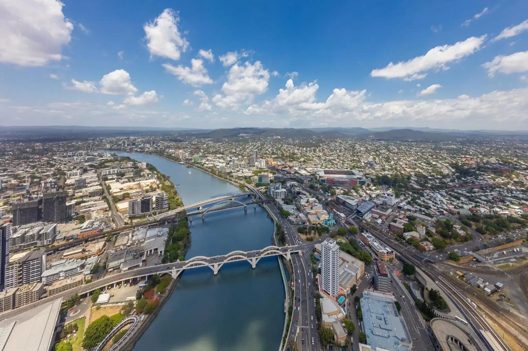 City view, Bird's-eye View in Meriton Suites Herschel Street, Brisbane