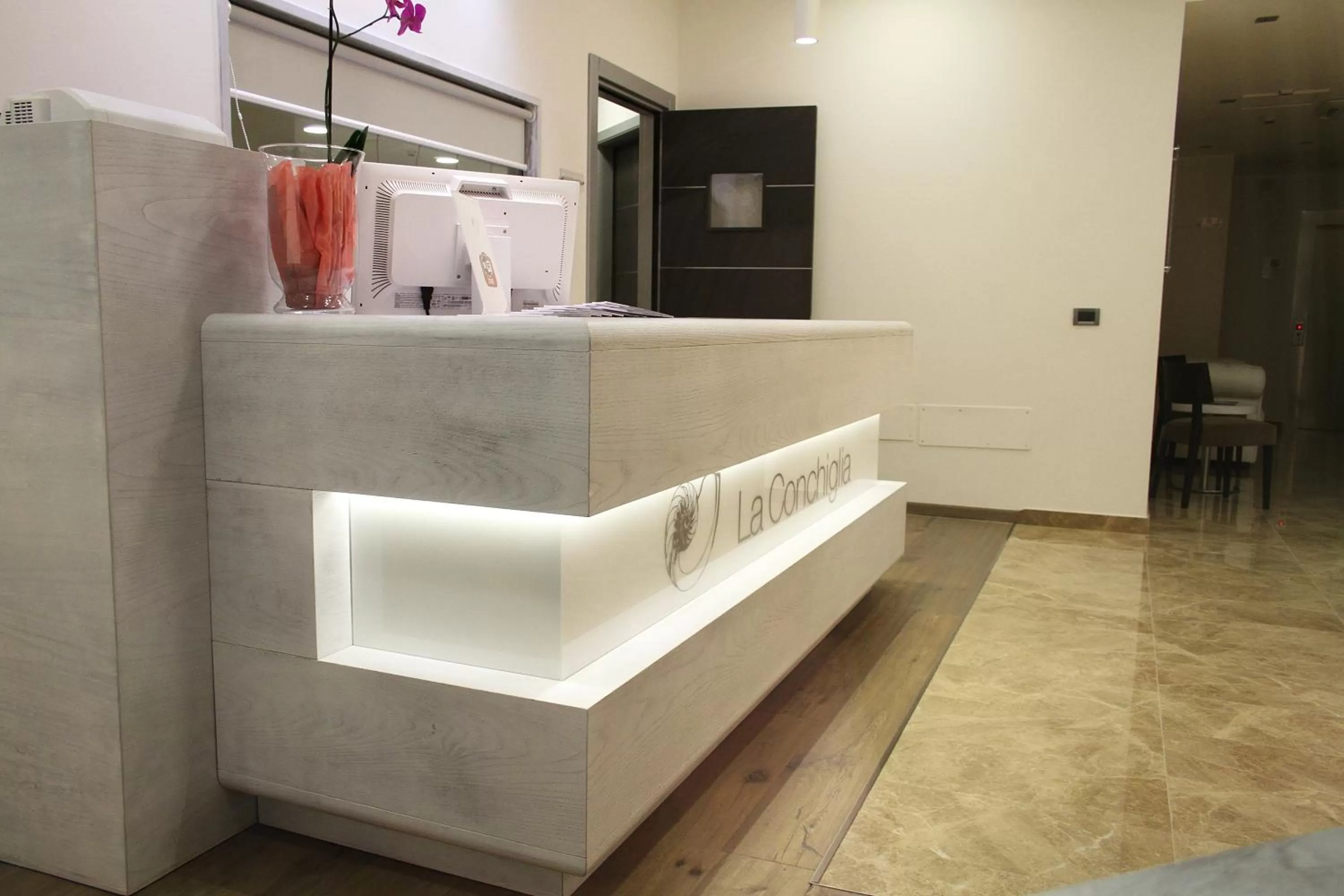 Lobby or reception in Hotel La Conchiglia