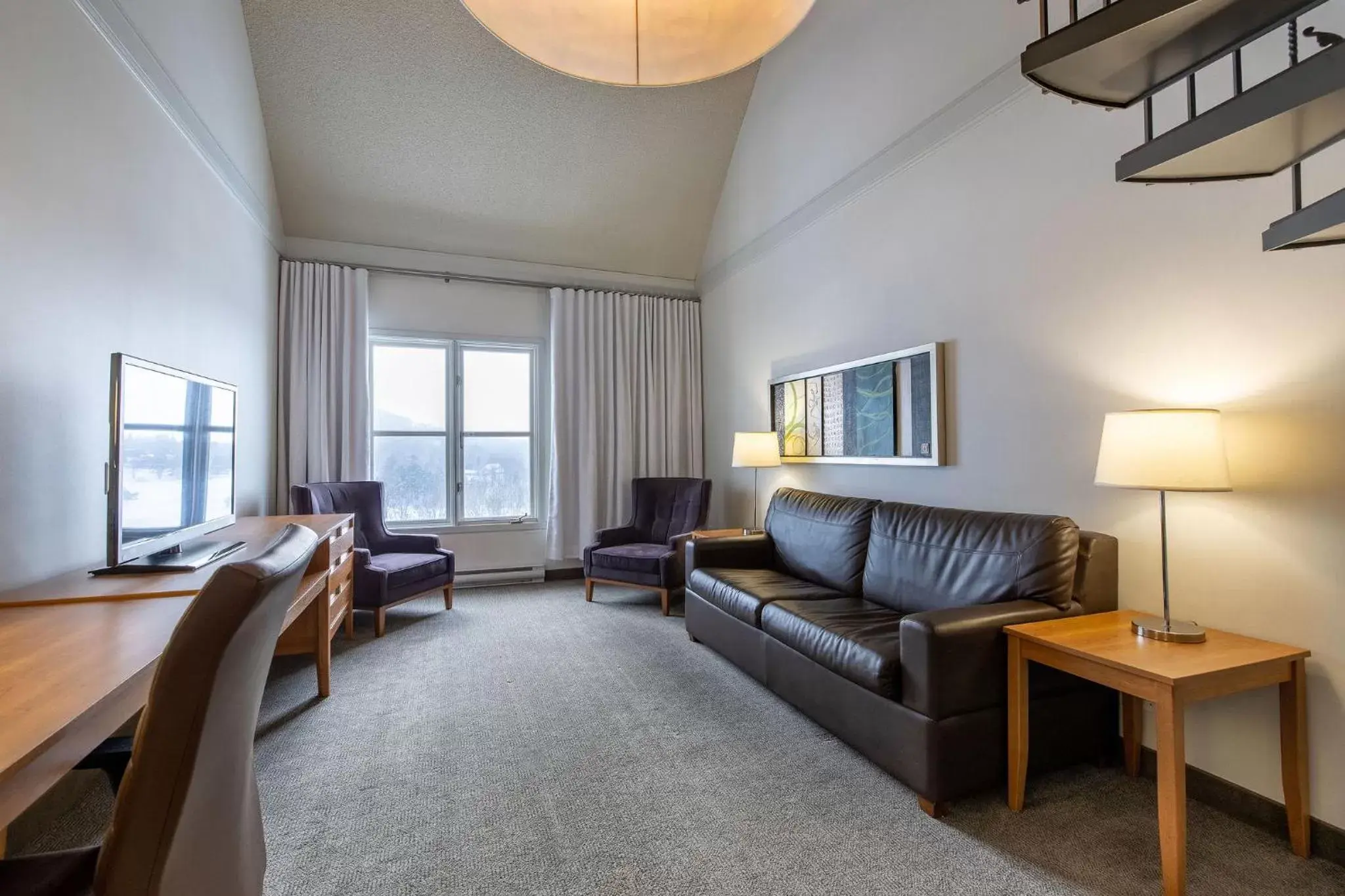 Seating Area in Hotel Chateau Bromont