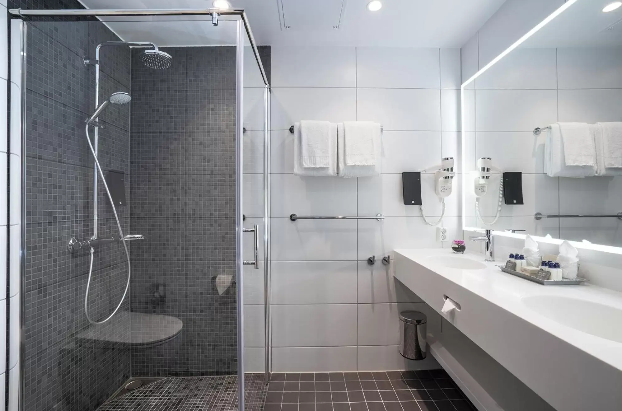 Shower, Bathroom in Thon Hotel Storo
