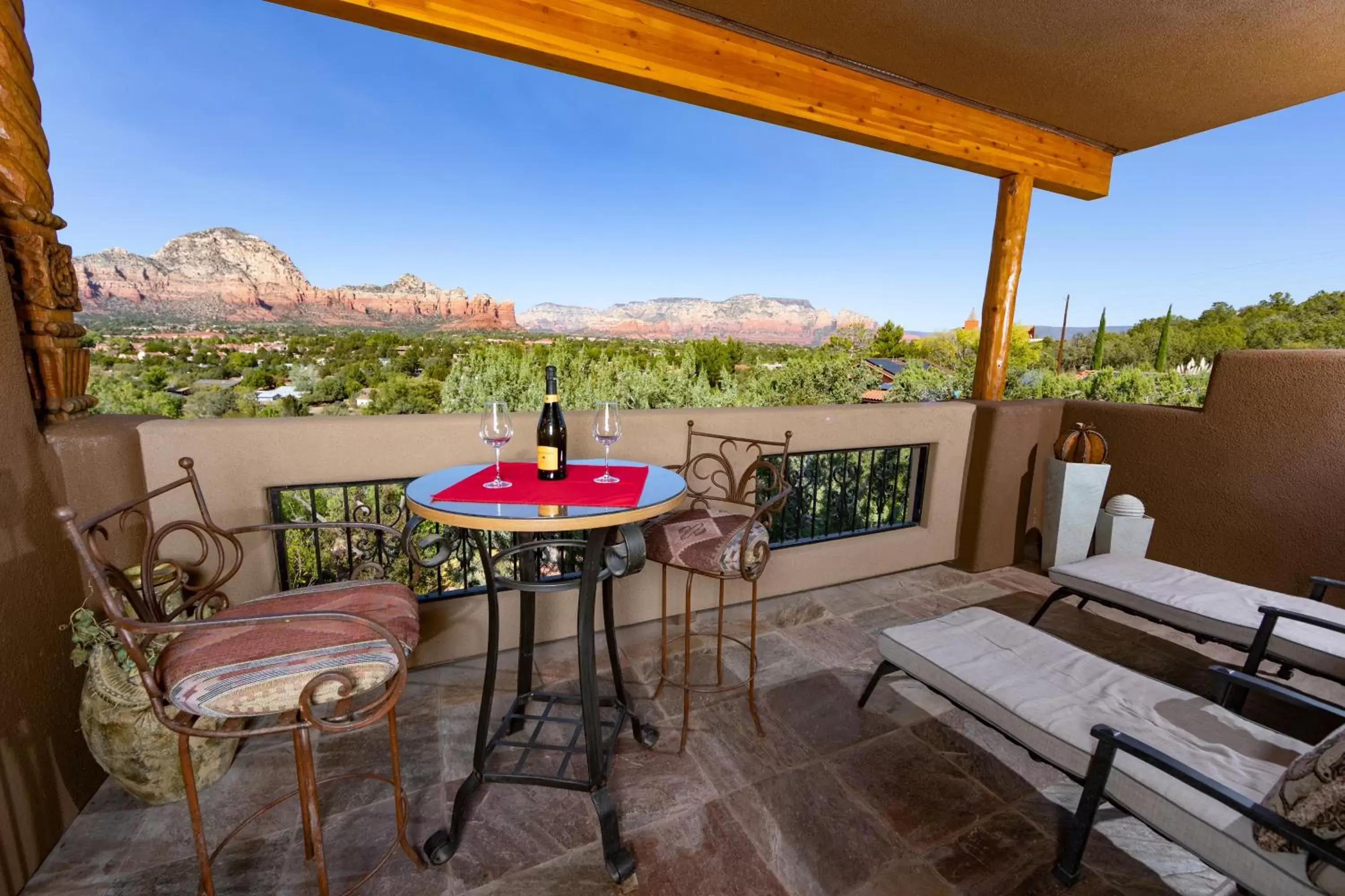 Balcony/Terrace in A Sunset Chateau