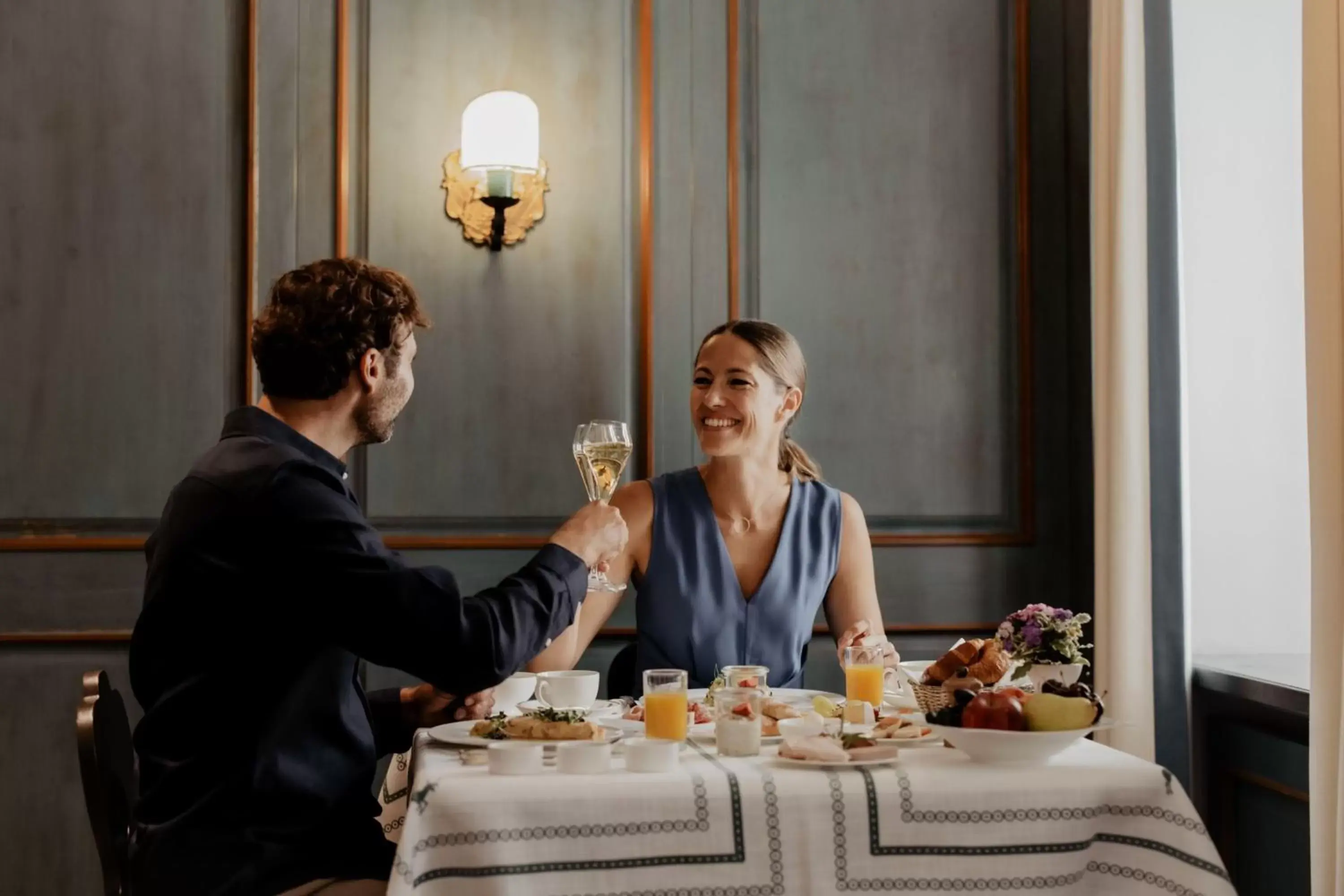 Breakfast, Restaurant/Places to Eat in Hotel Goldener Hirsch, A Luxury Collection Hotel, Salzburg
