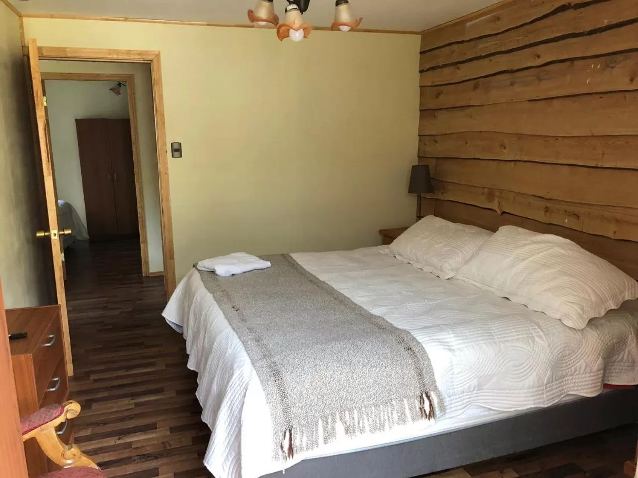 Bed in Cabanas Senderos Puyuhuapi