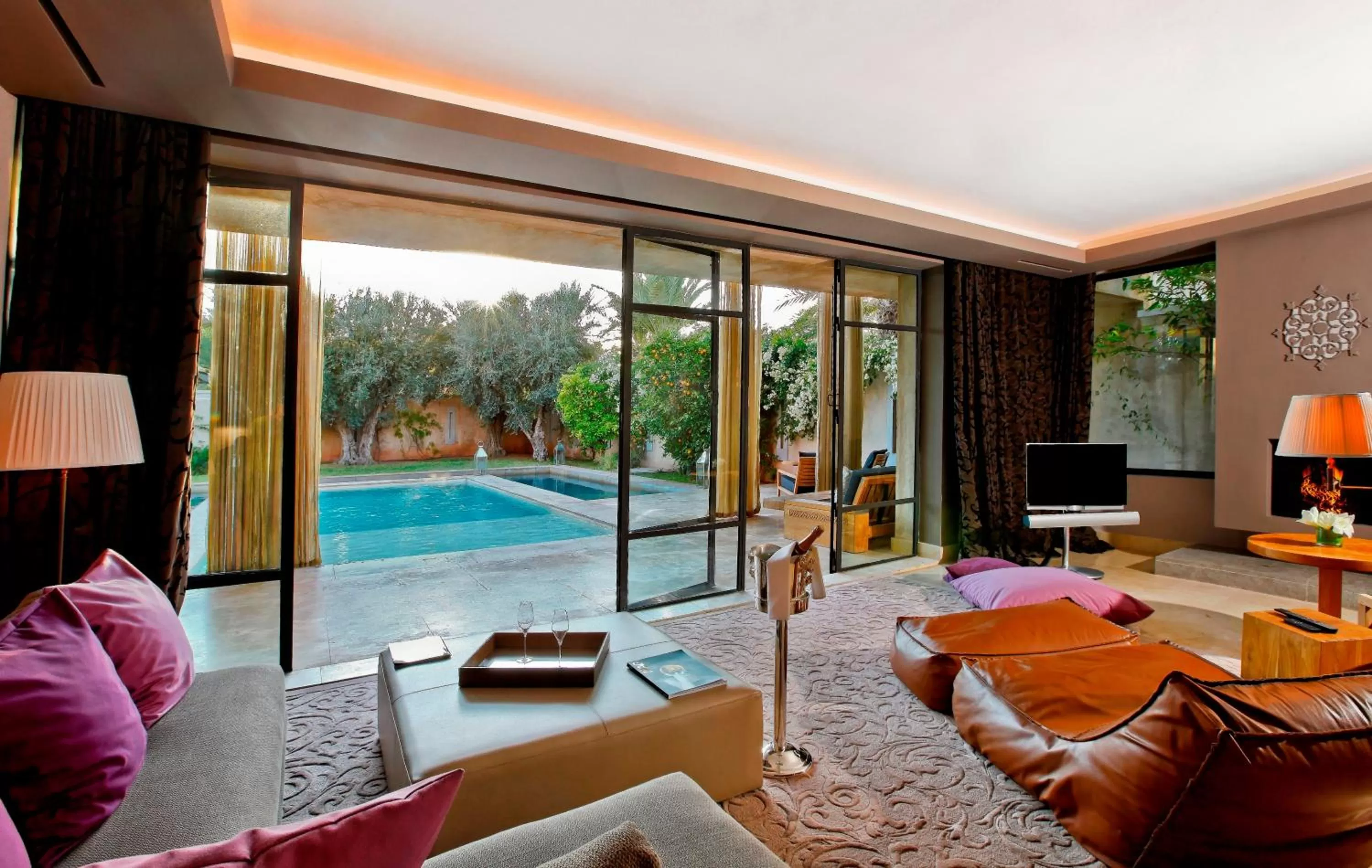 Living room in Palais Namaskar