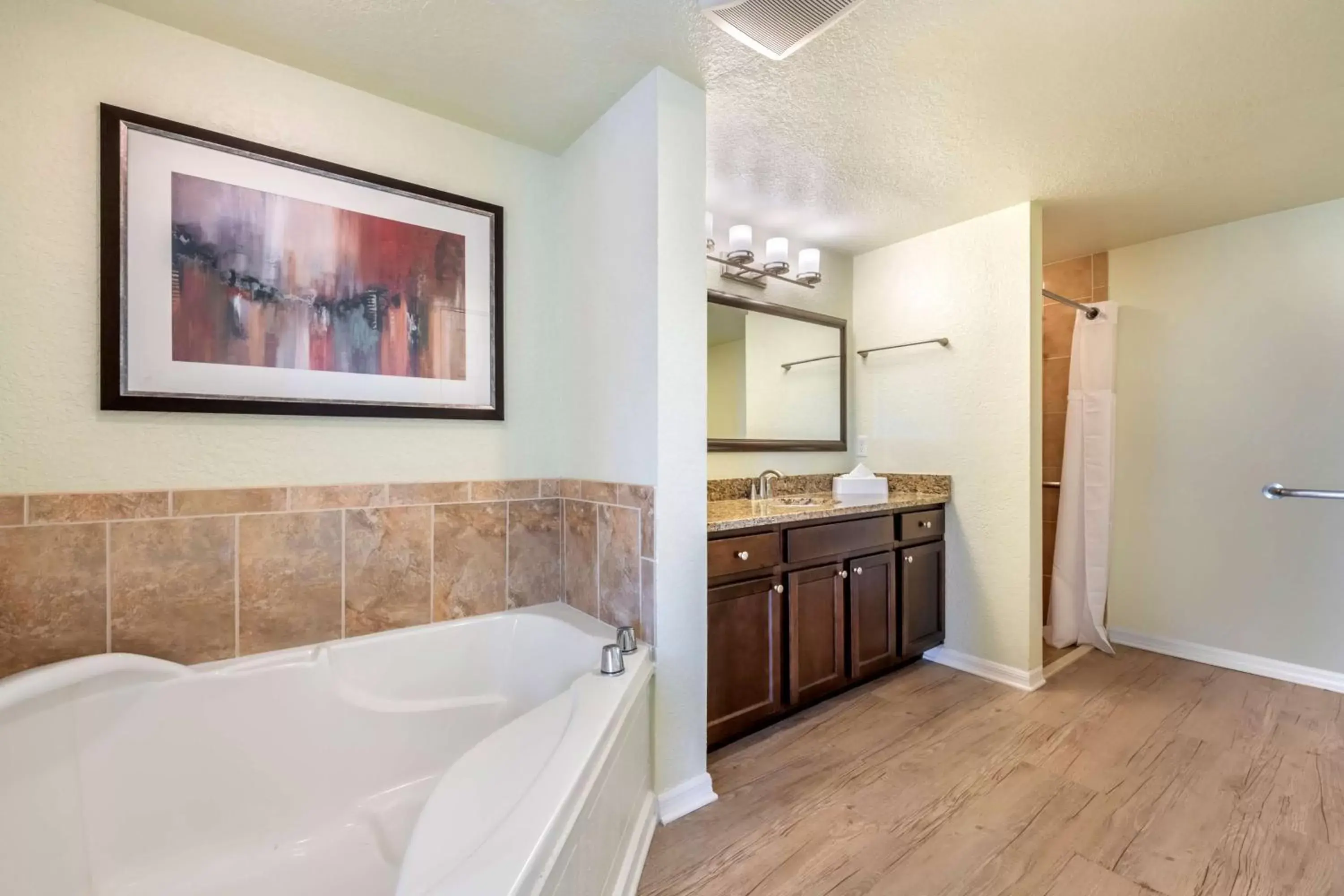 Bathroom in Hilton Vacation Club Mystic Dunes Orlando