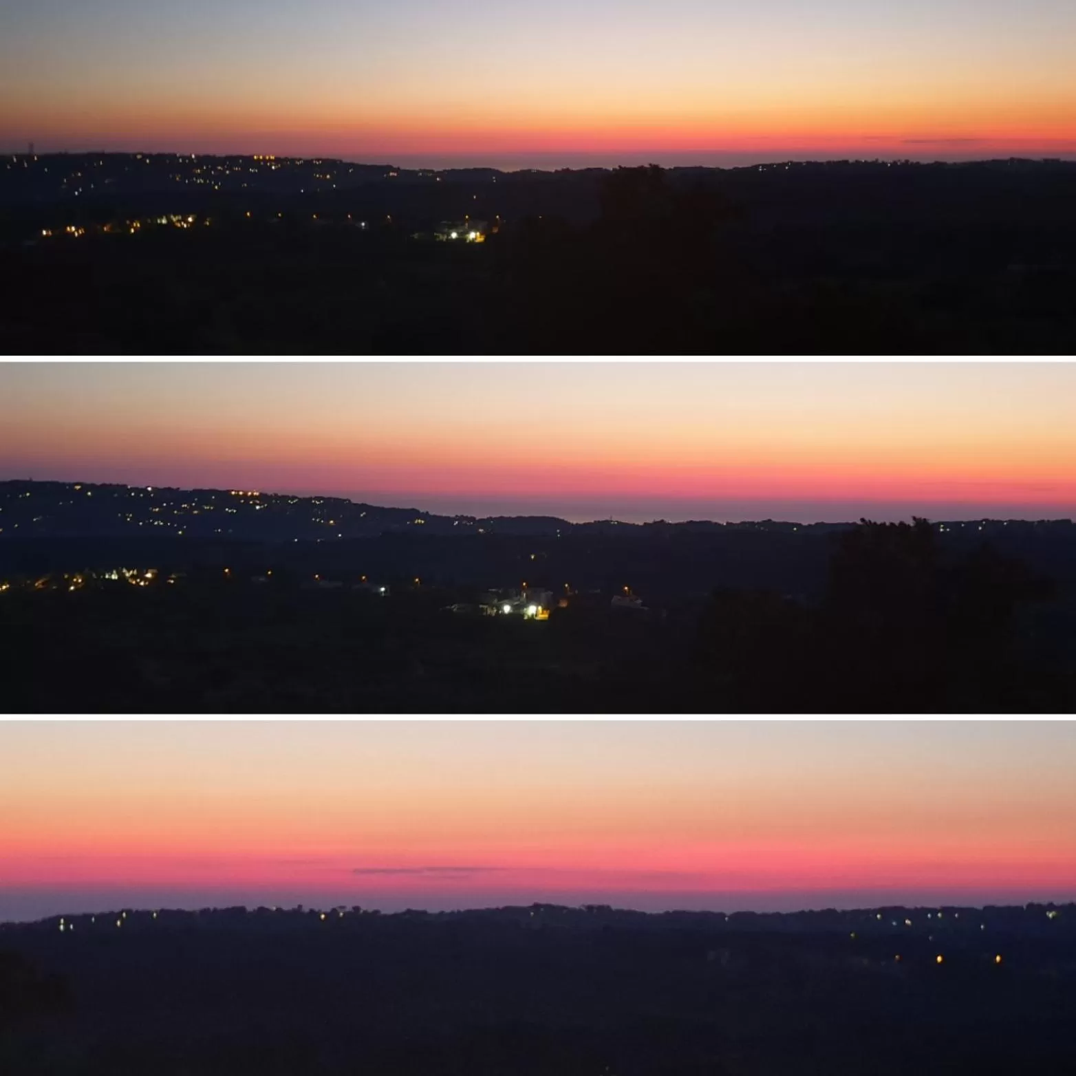 Sunrise in Bed & Breakfast La Collinetta