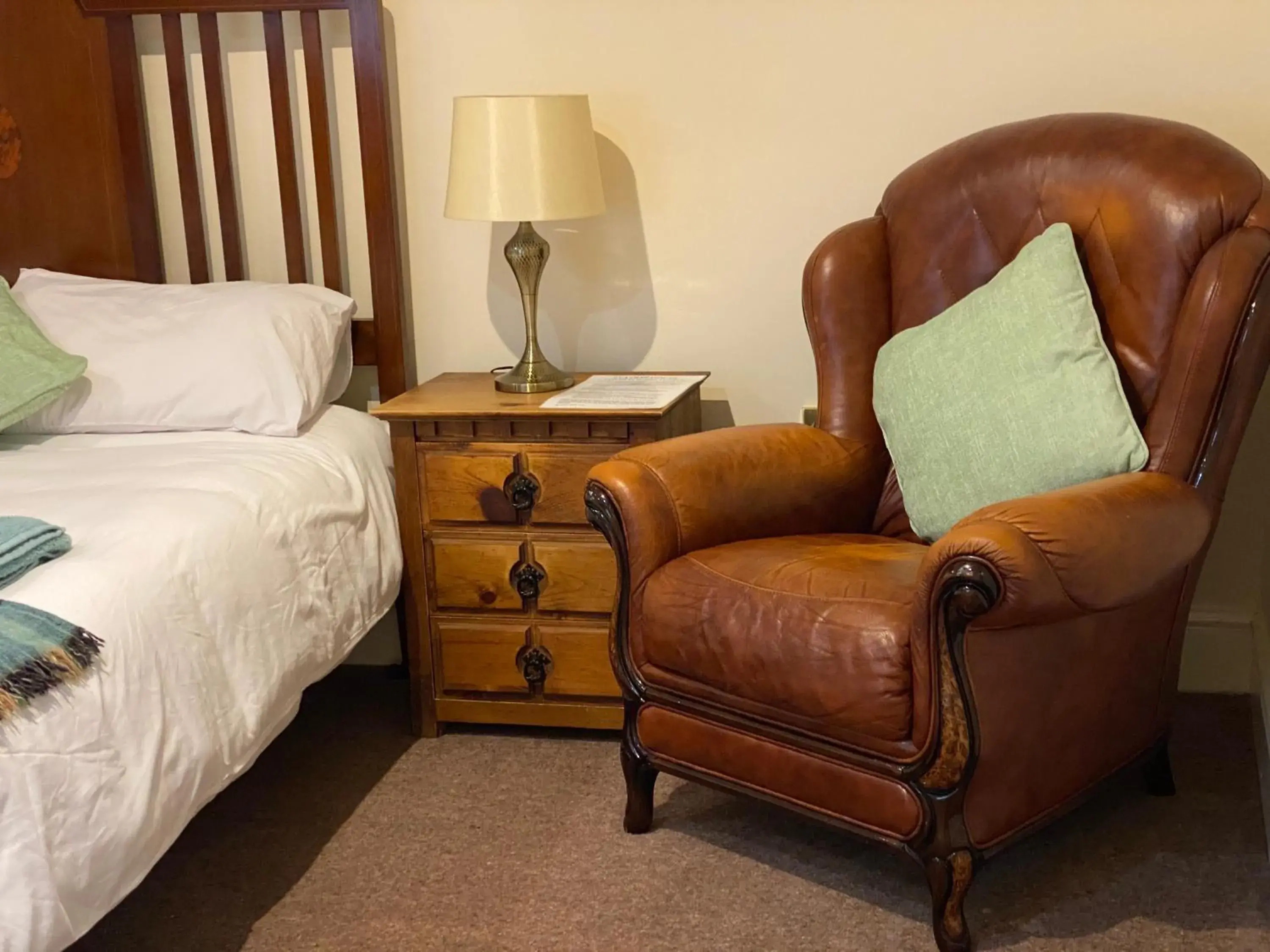 Bedroom, Seating Area in Station House, Dartmoor and Coast located, Village centre Hotel