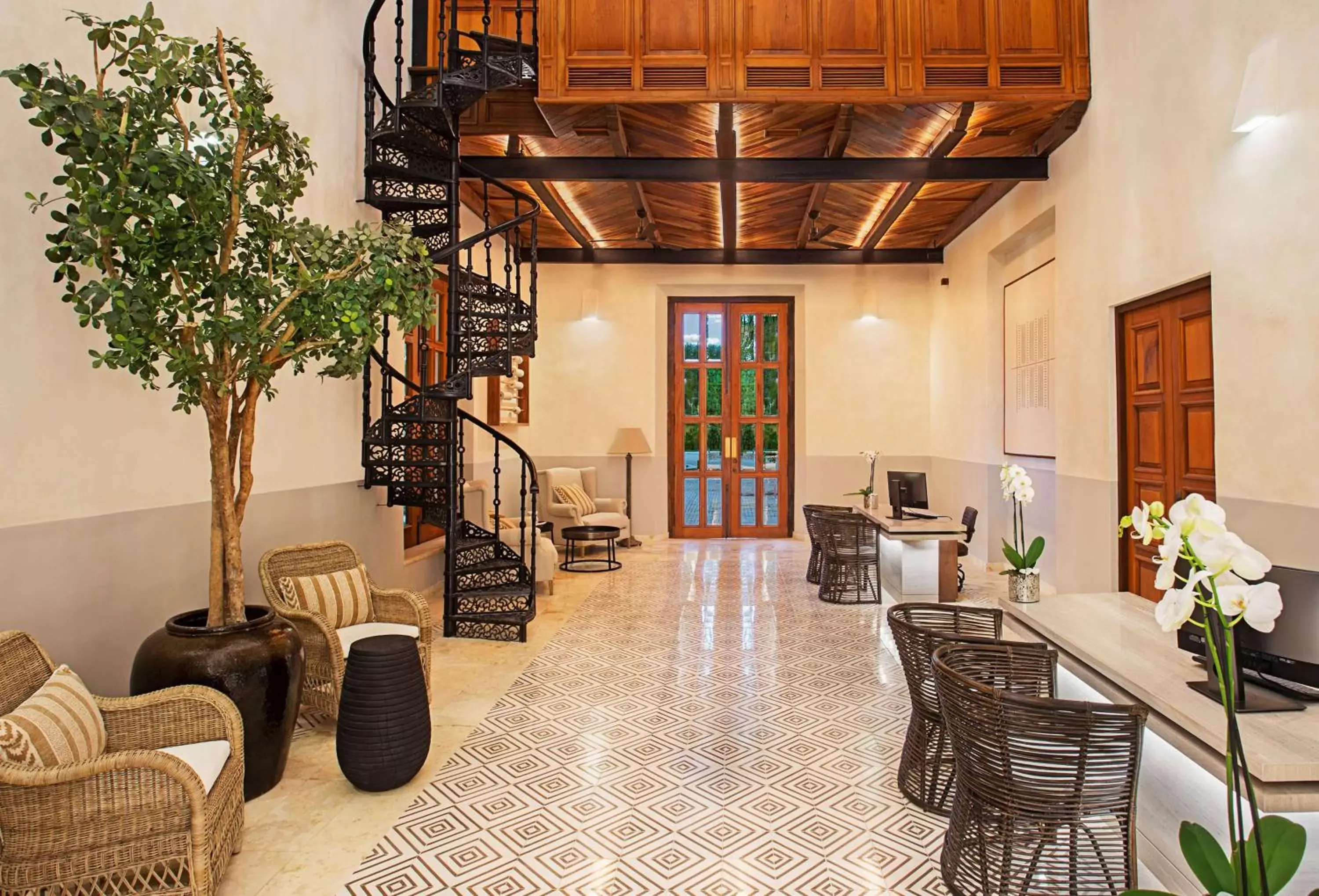 Lobby or reception, Seating Area in Hacienda Xcanatun, Angsana Heritage Collection