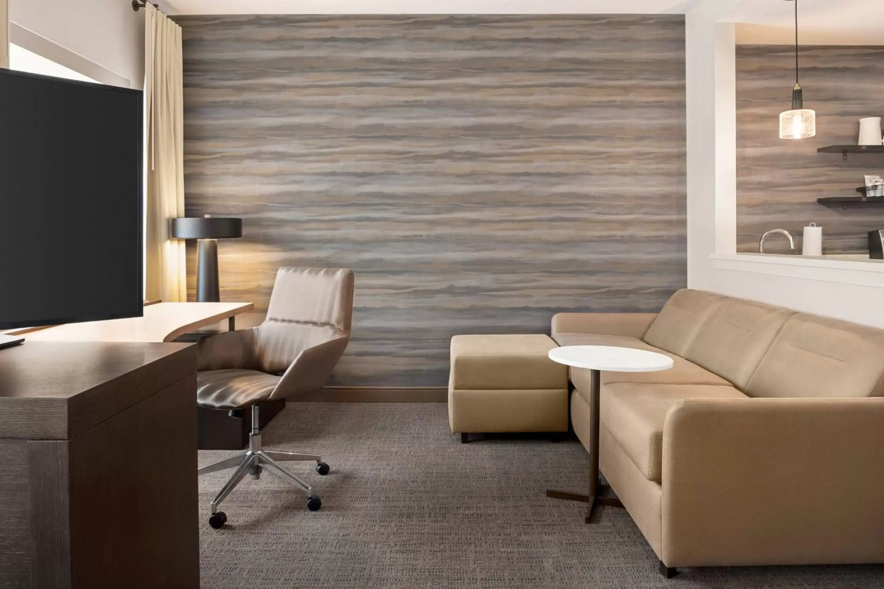 Living room, Seating Area in Residence Inn by Marriott Des Moines Ankeny