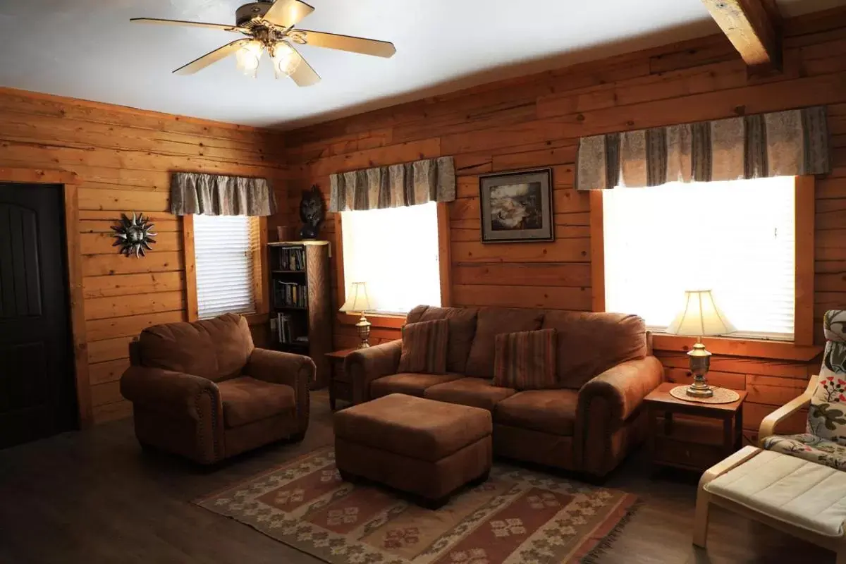 Seating Area in Zion Ponderosa Ranch Resort