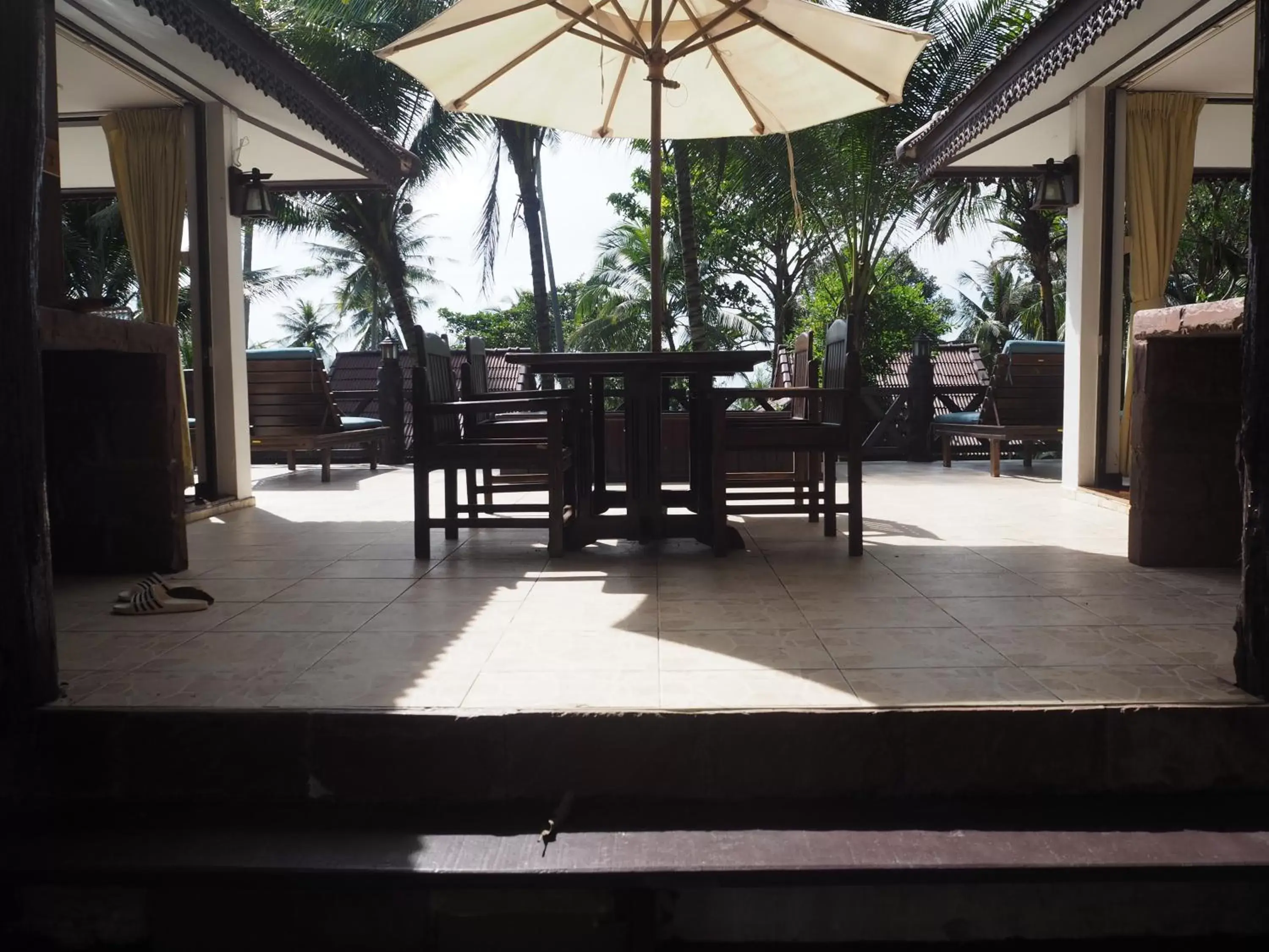 Patio in Koh Kood Beach Resort