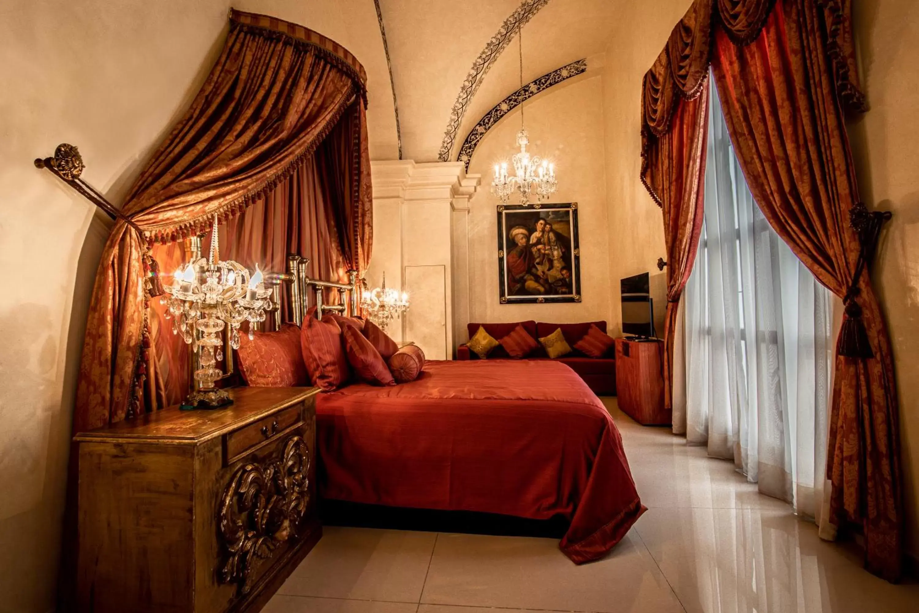 Bed in Palacio Borghese Hotel Boutique - Adults Only