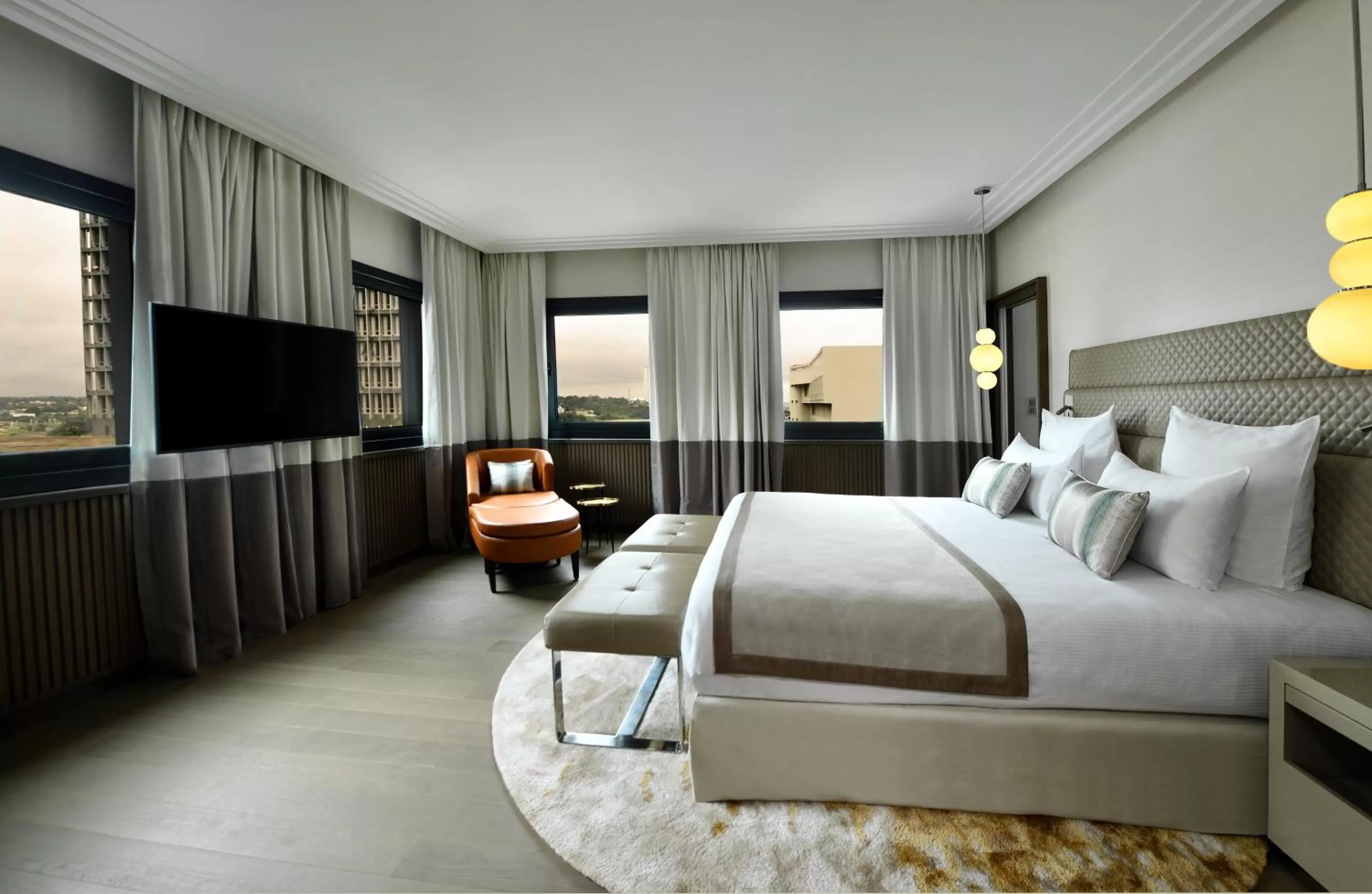 Bed in Movenpick Hotel Abidjan-Accor Group