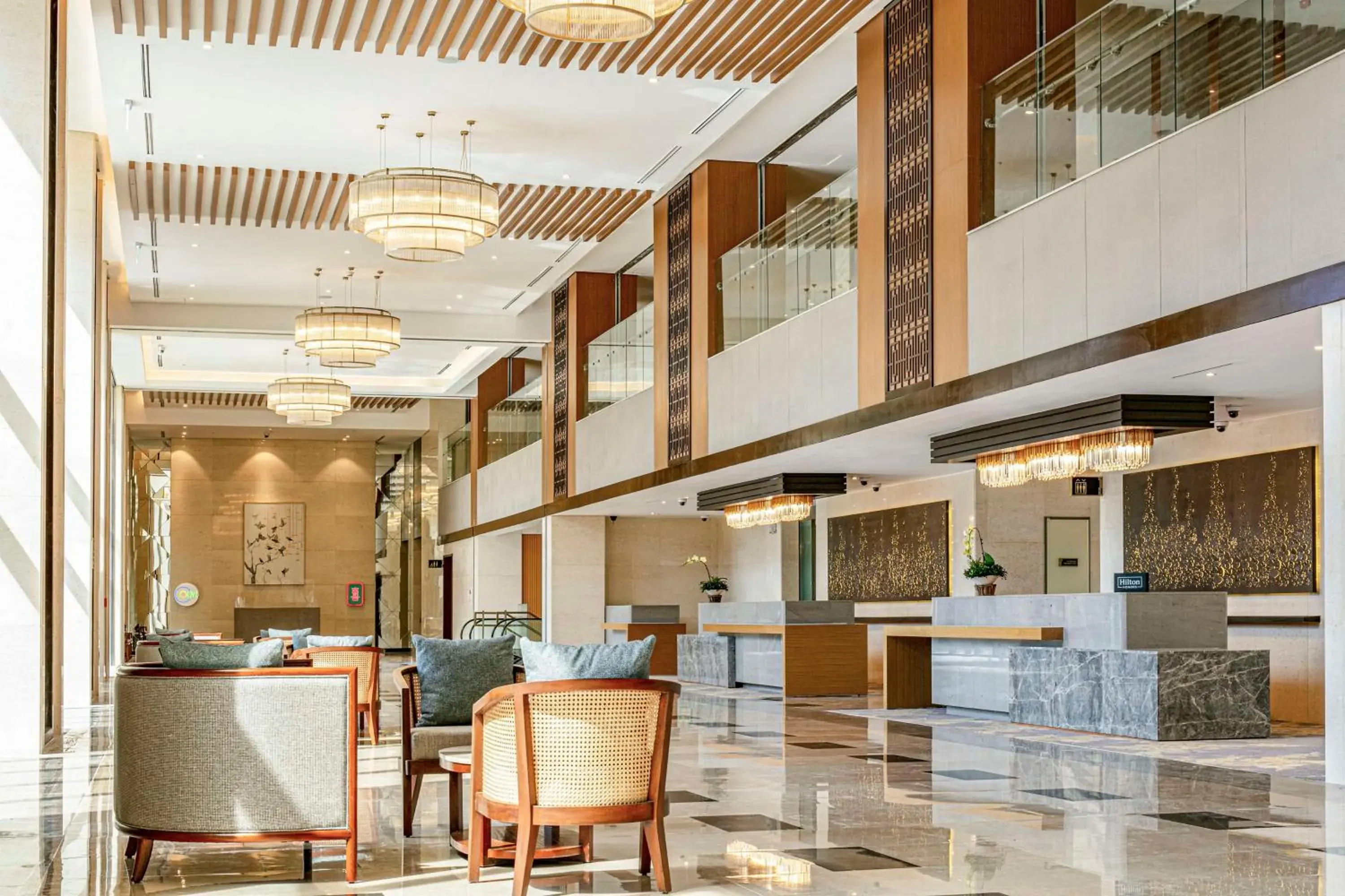 Lobby or reception in Hilton Clark Sun Valley Resort Lobby or reception in Hilton Clark Sun Valley Resort