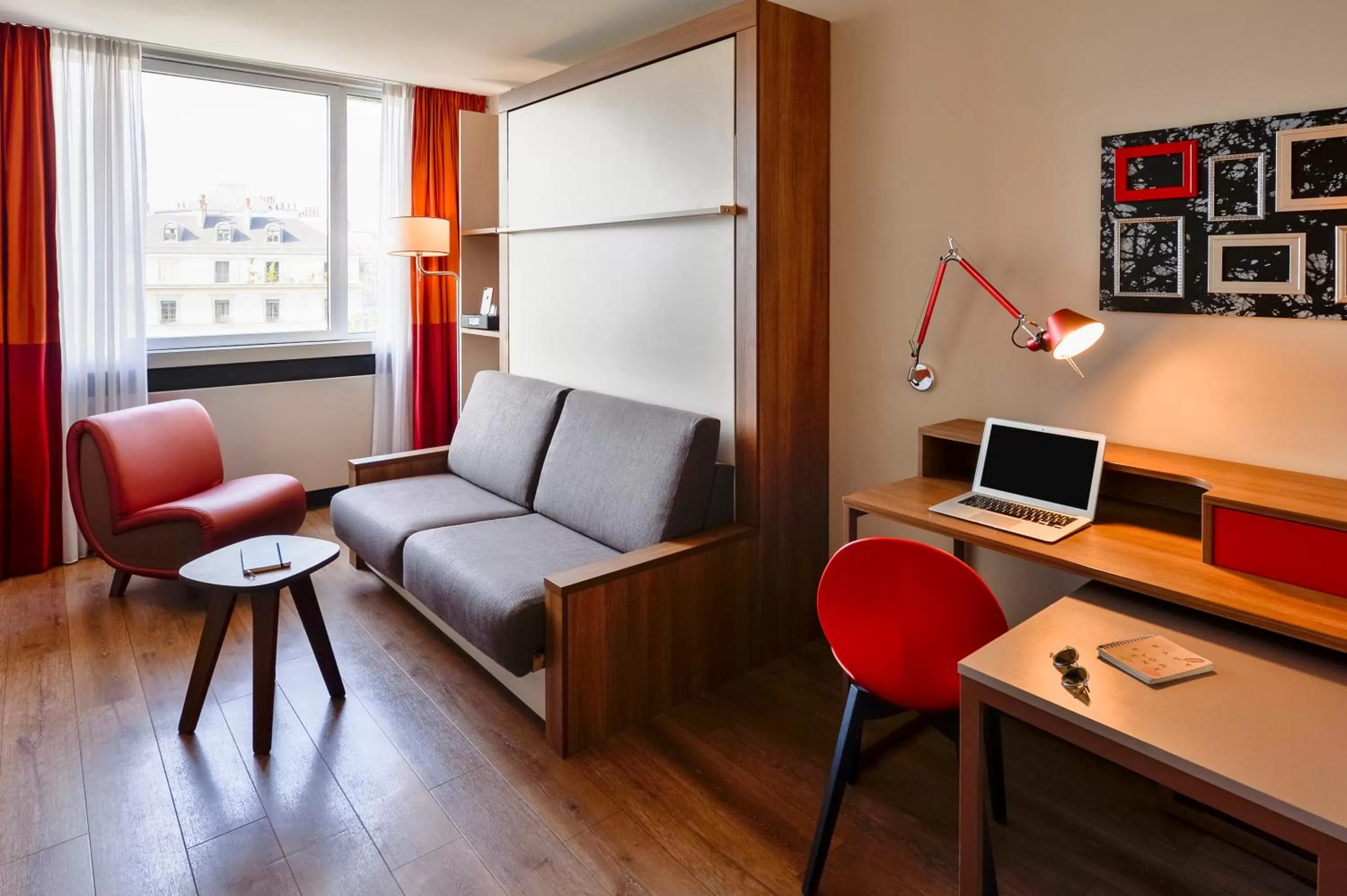 Living room in Aparthotel Adagio Genève Mont-Blanc