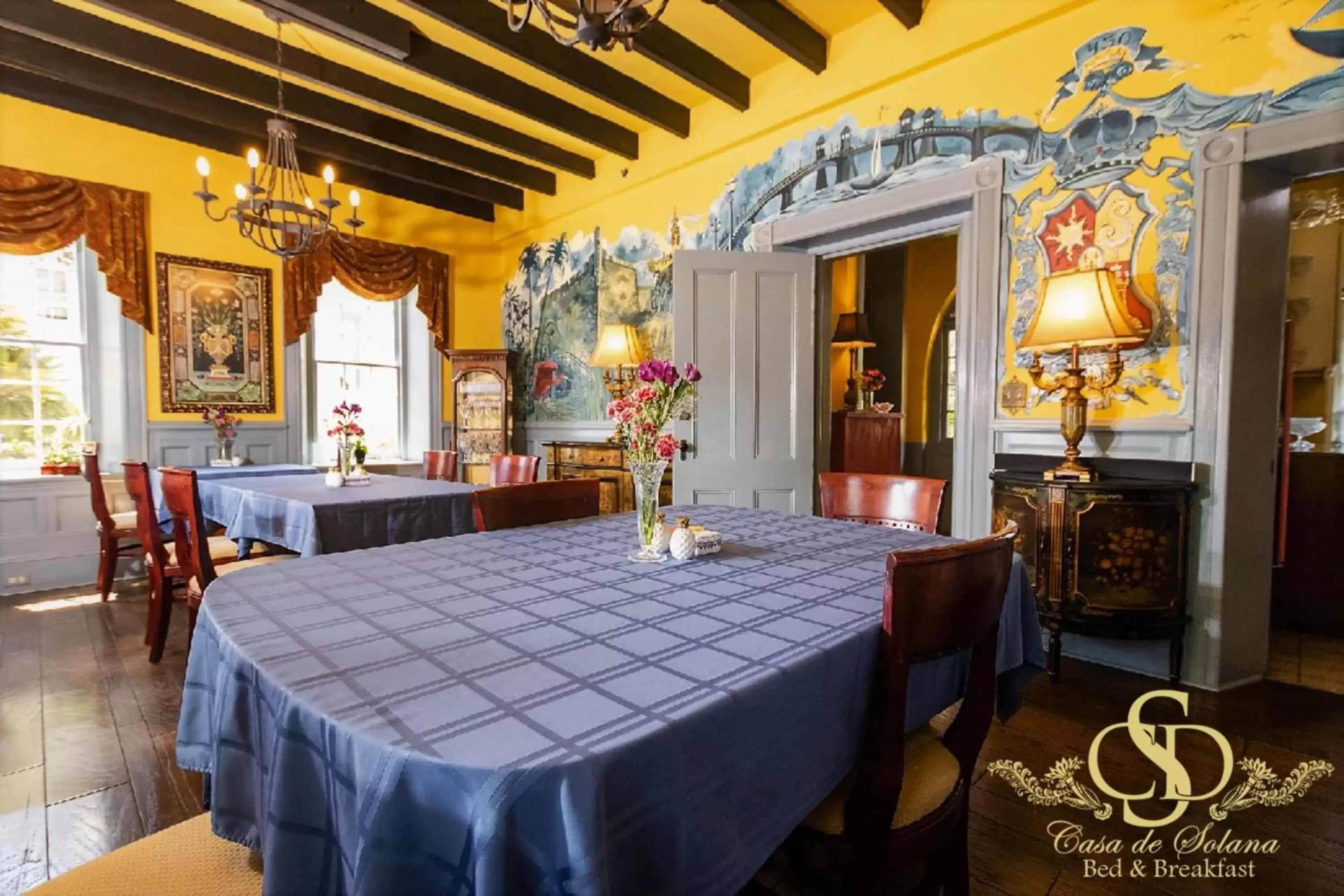 Dining area, Restaurant/Places to Eat in Casa De Solana & Victorian House Bed and Breakfast
