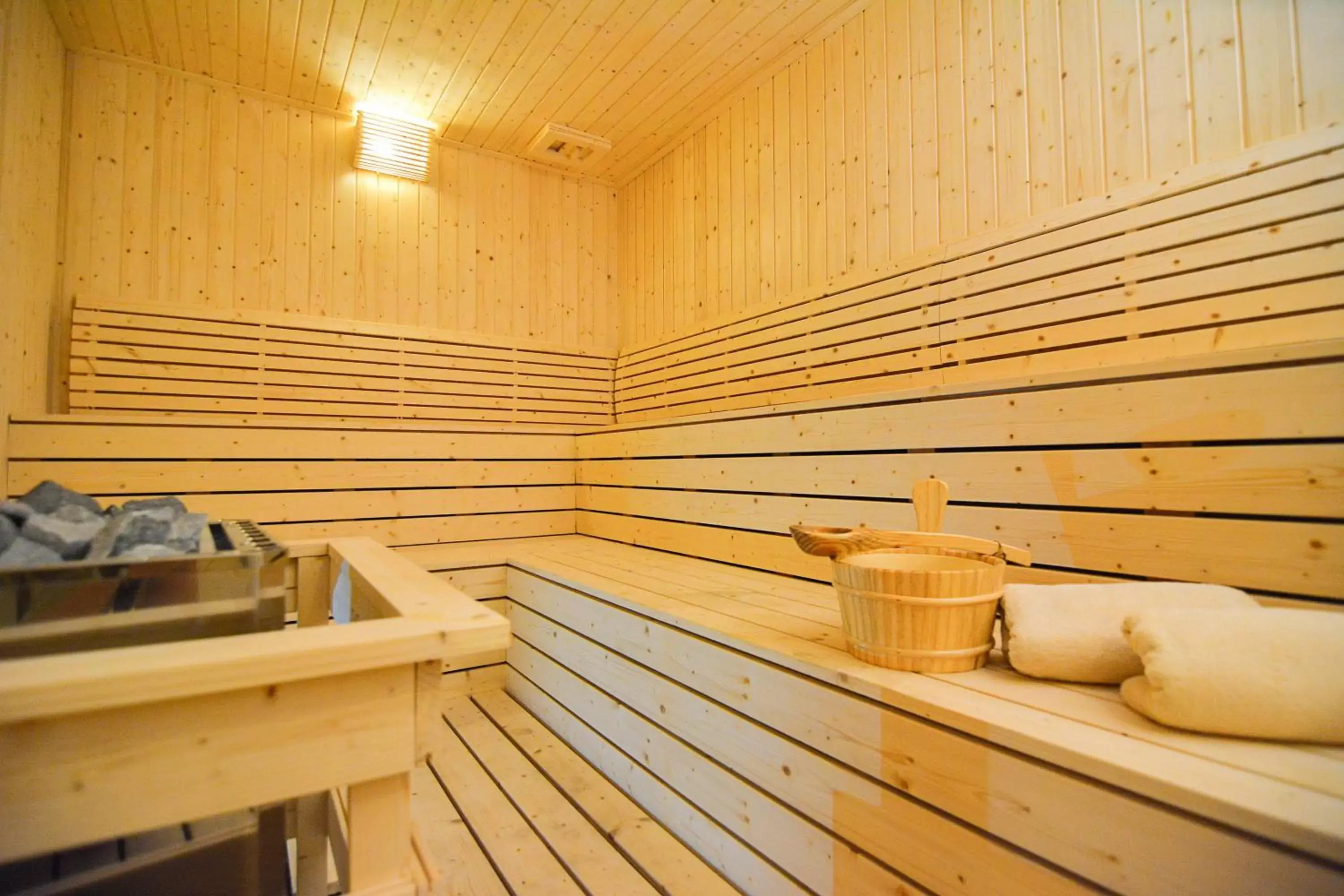 Sauna in Philea Resort & Spa
