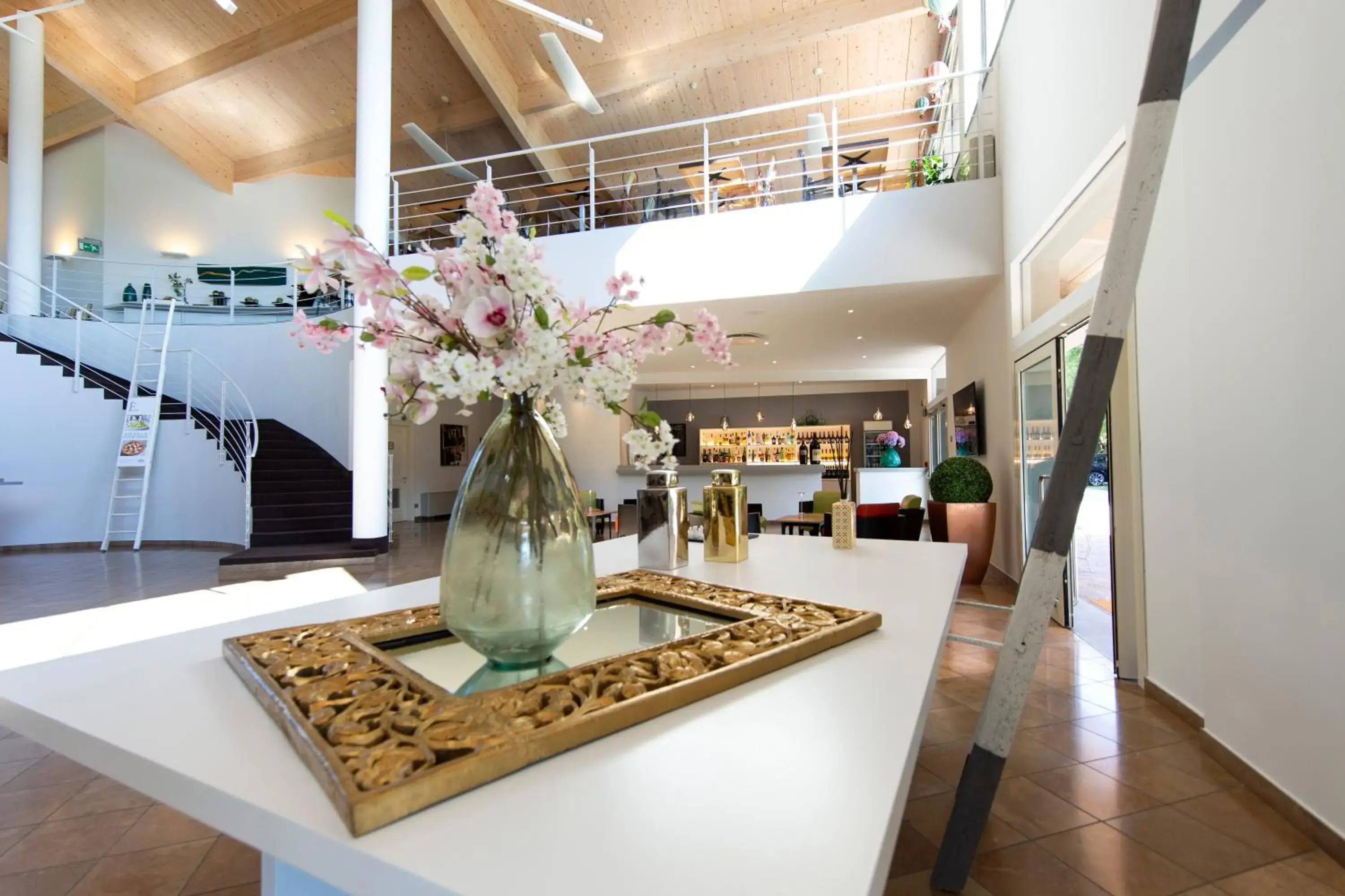 Lobby or reception in Hotel Capolago