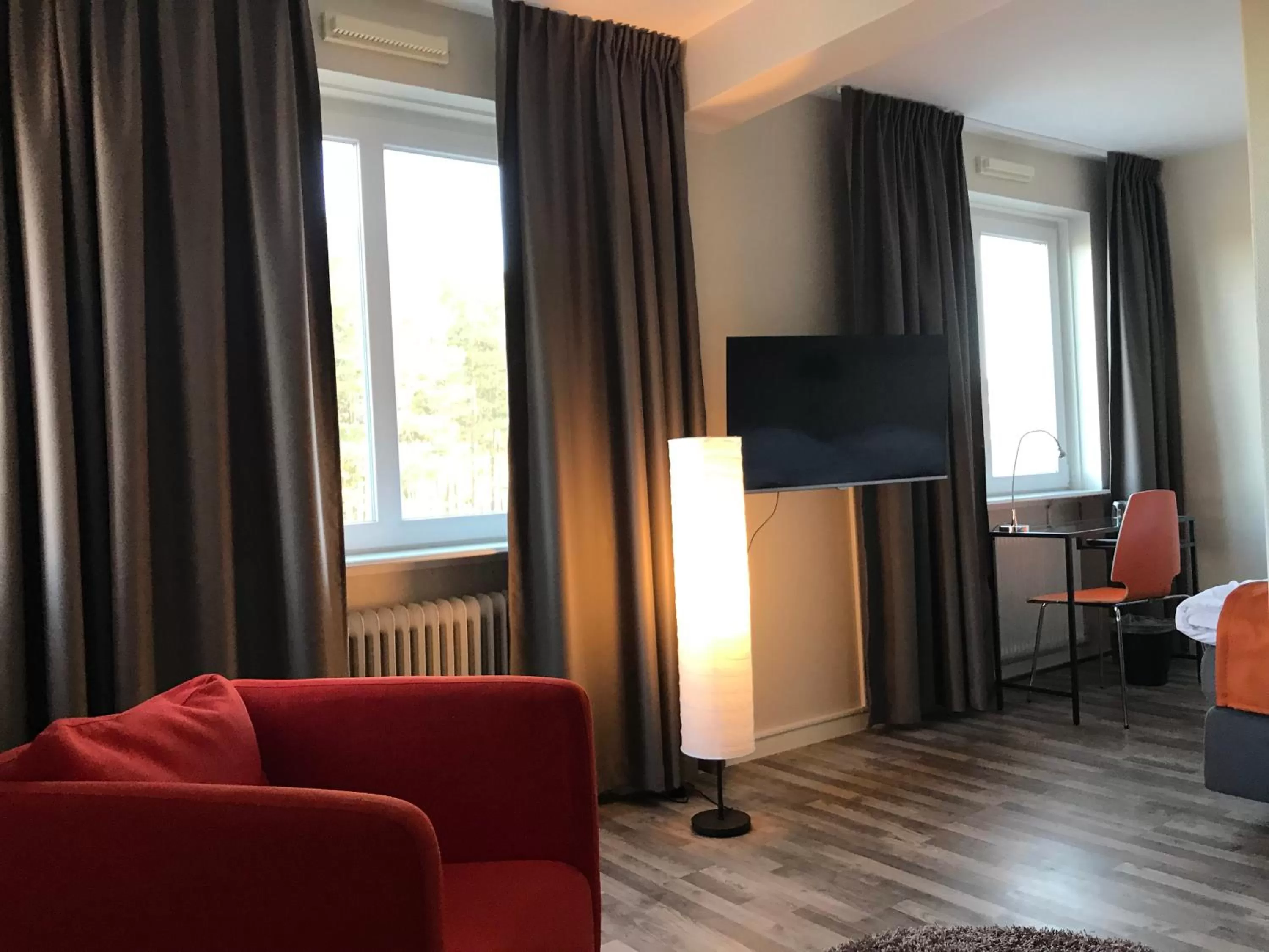 TV/Entertainment Center in Hotell Lycksele