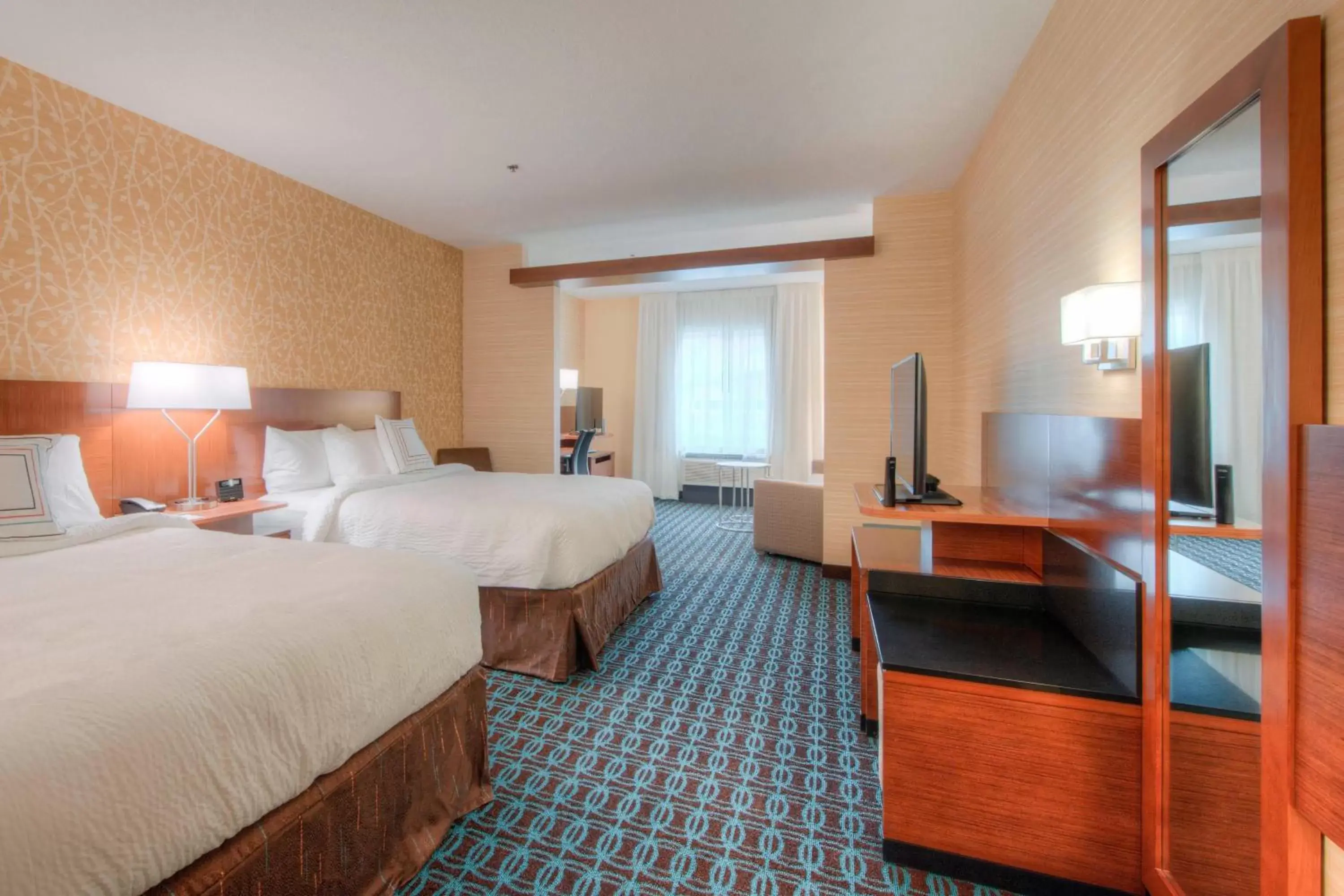 Photo of the whole room, Bed in Fairfield Inn & Suites by Marriott Charlotte Airport