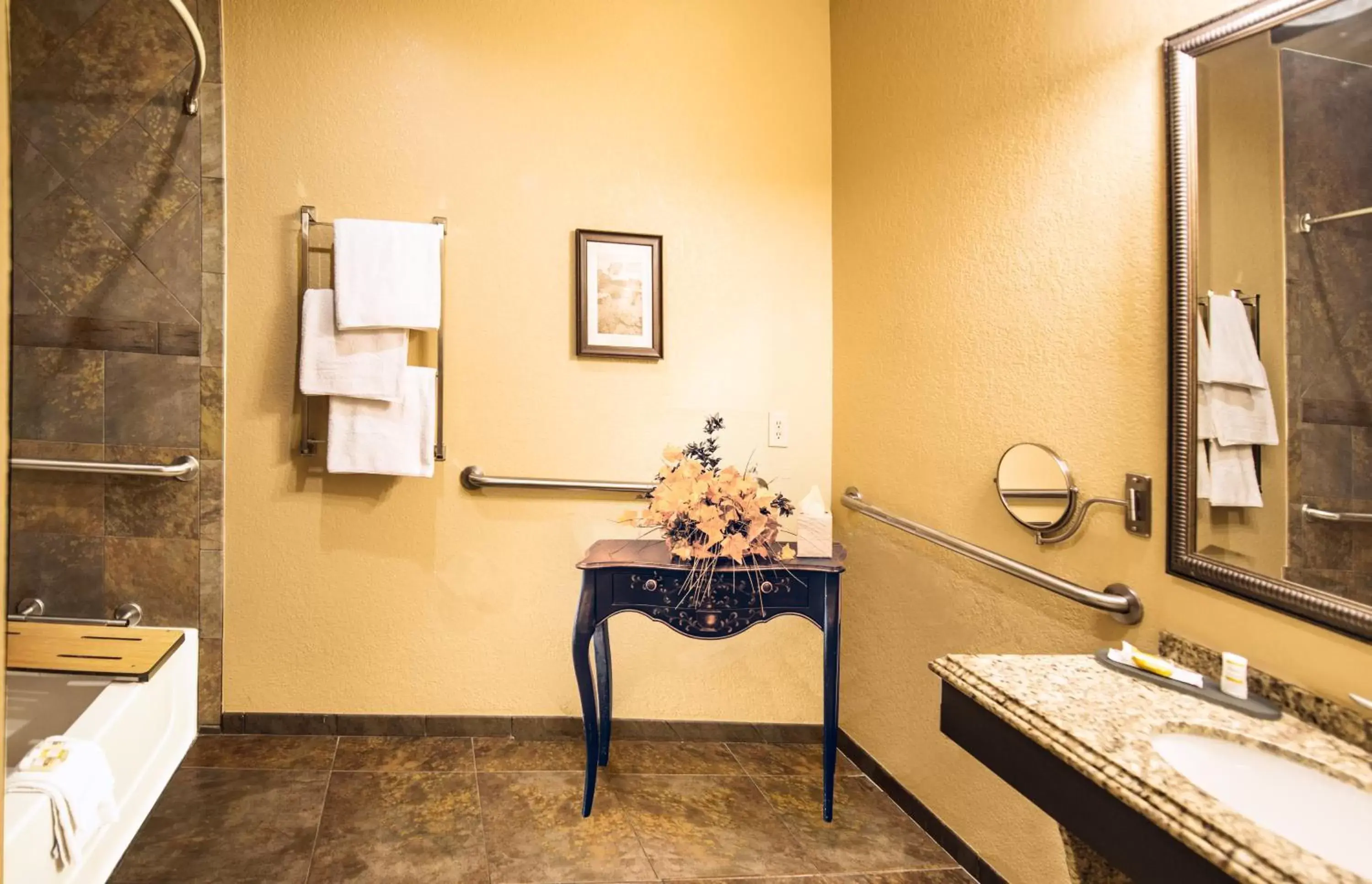 Bathroom in La Quinta by Wyndham Marble Falls