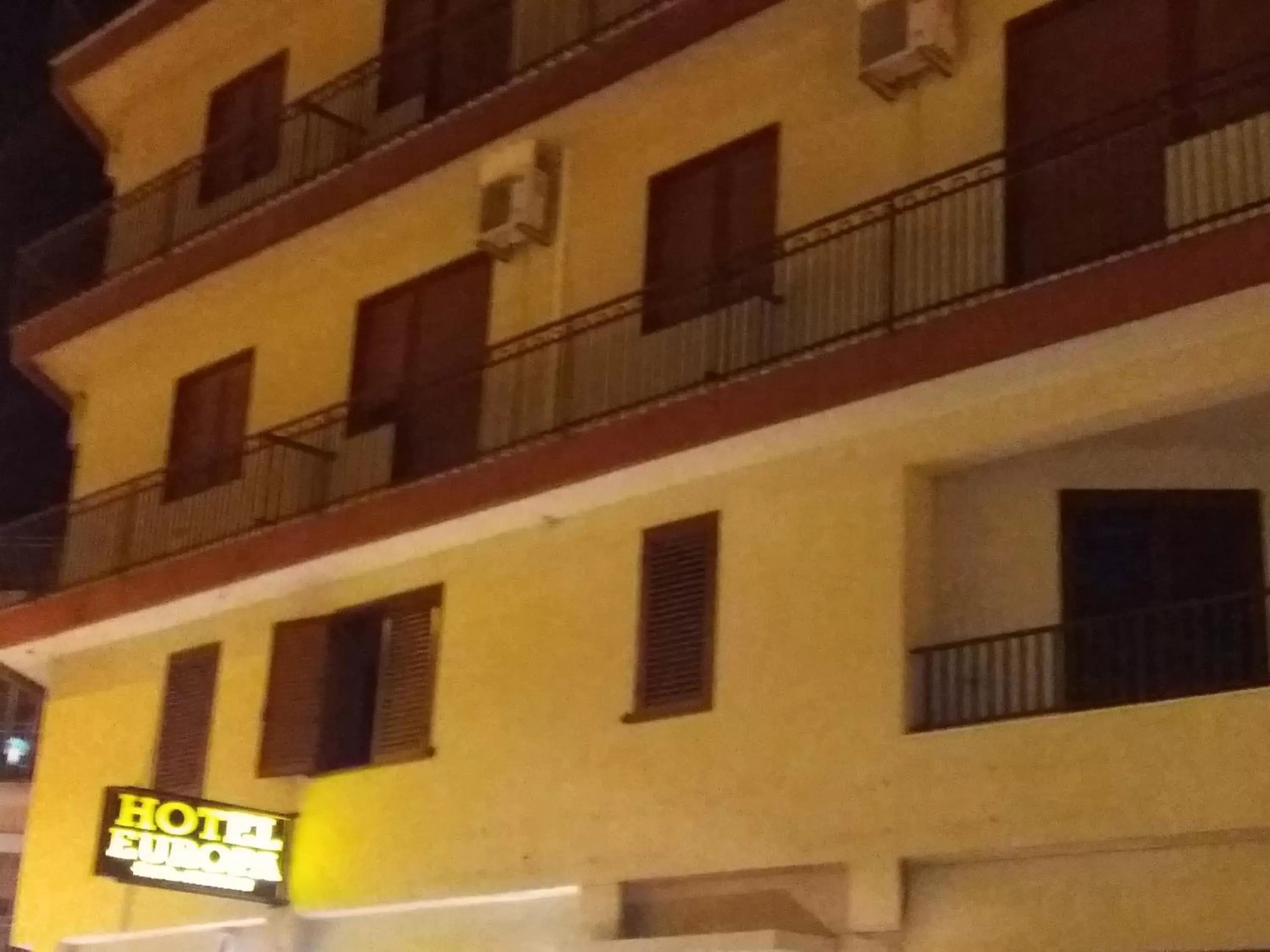 Property building, Balcony/Terrace in Albergo Europa