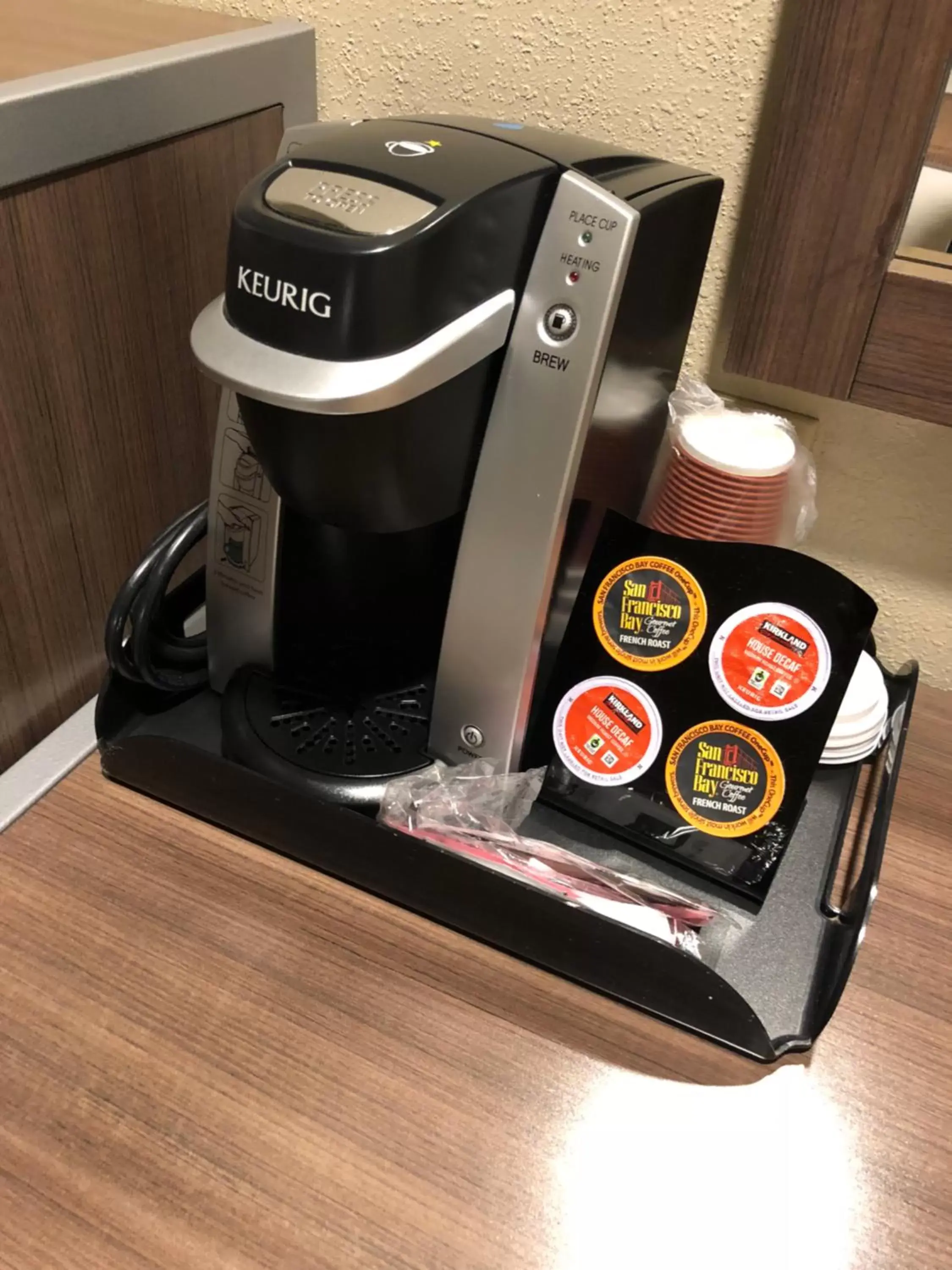 Coffee/tea facilities in El Castell Motel