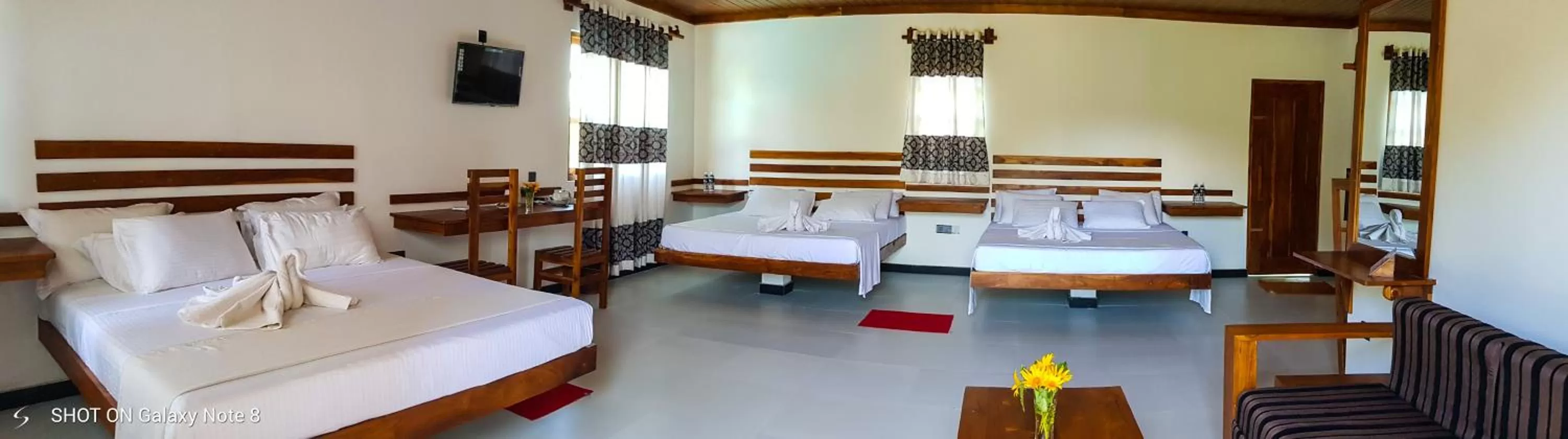 Bedroom, Bed in Eco Hotel Black & White - Anuradhapura