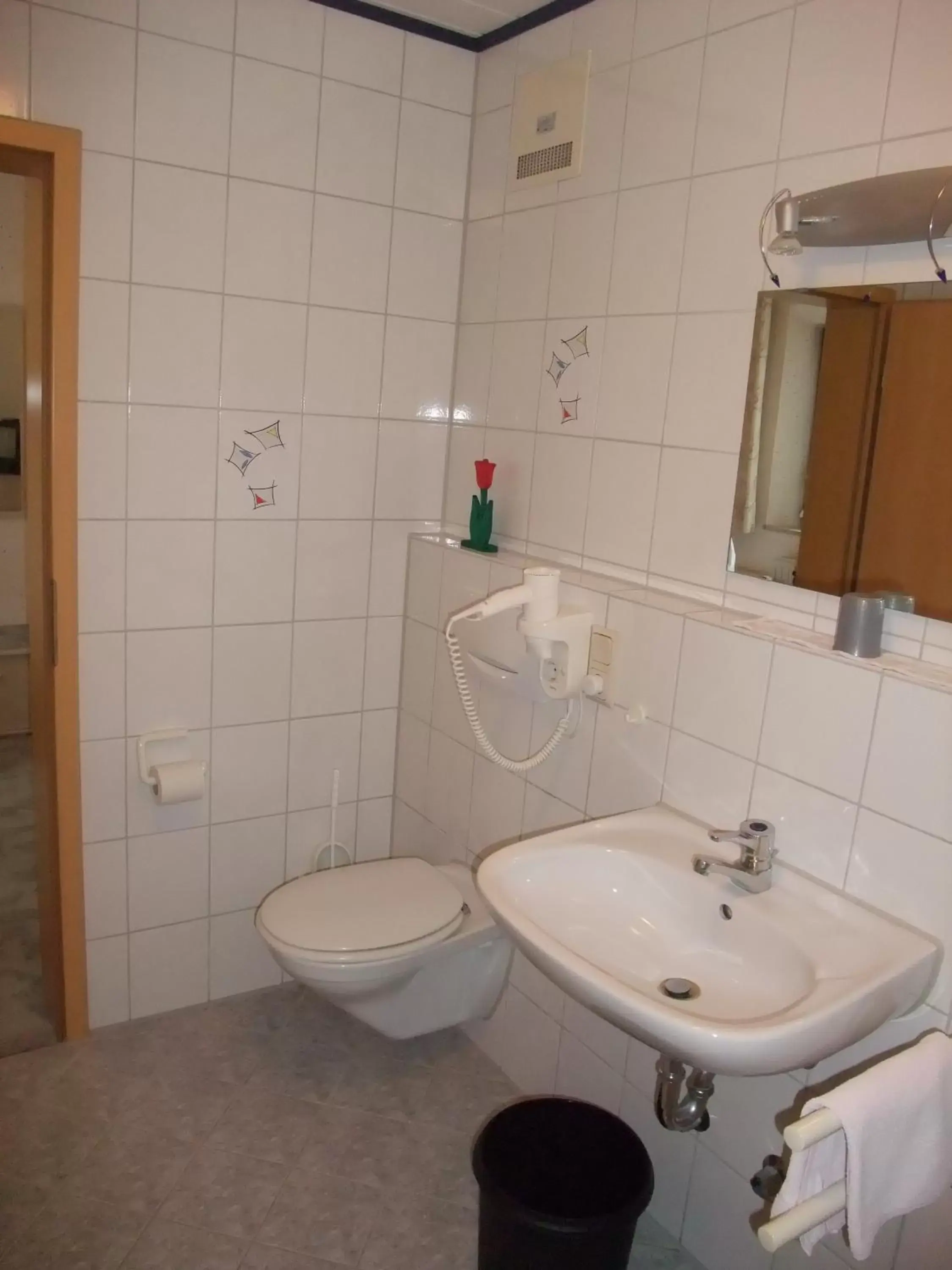 Bathroom in Gasthof Alte Post Bathroom in Gasthof Alte Post