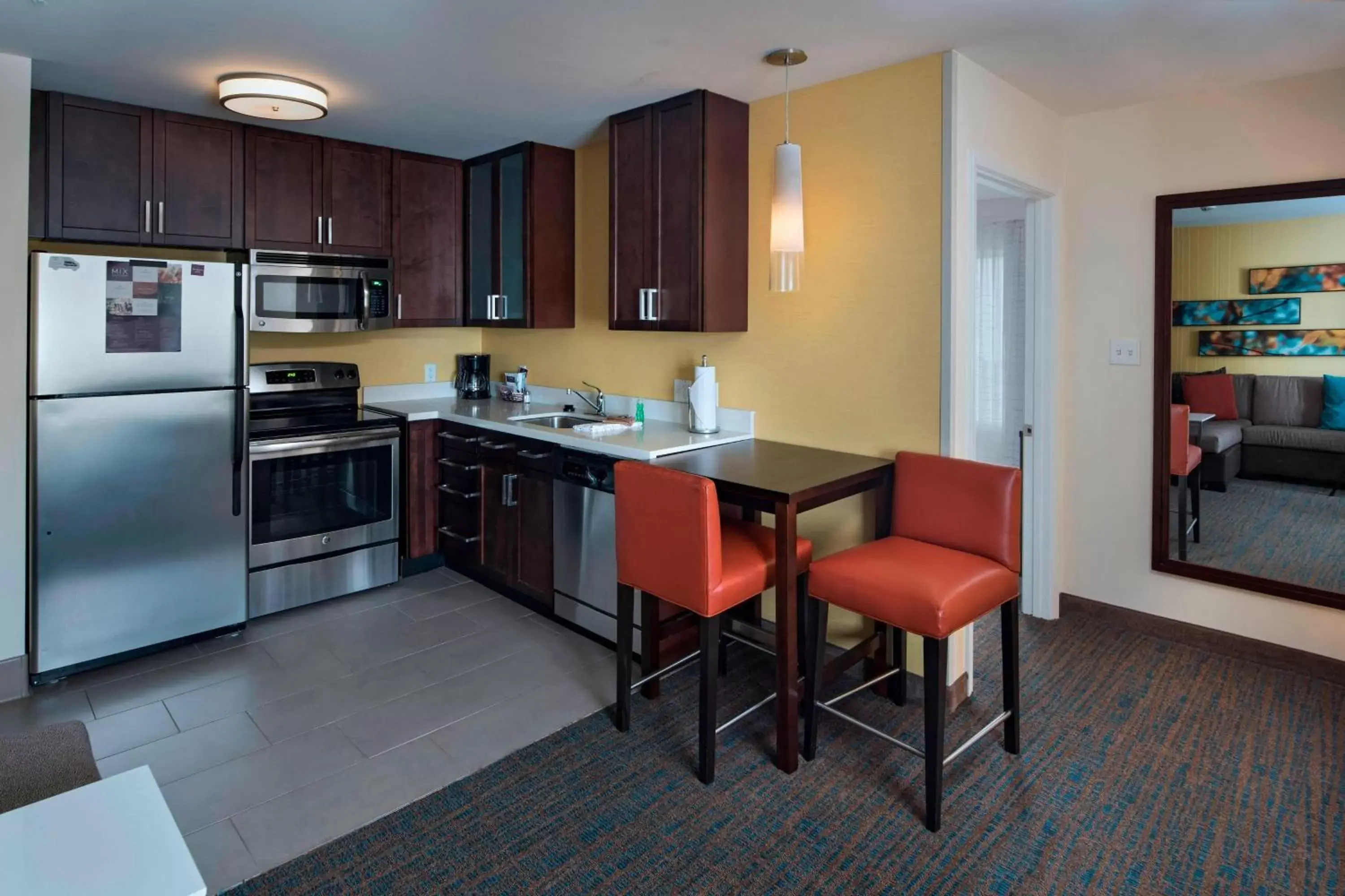 Kitchen or kitchenette, Kitchen/Kitchenette in Residence Inn by Marriott Omaha West