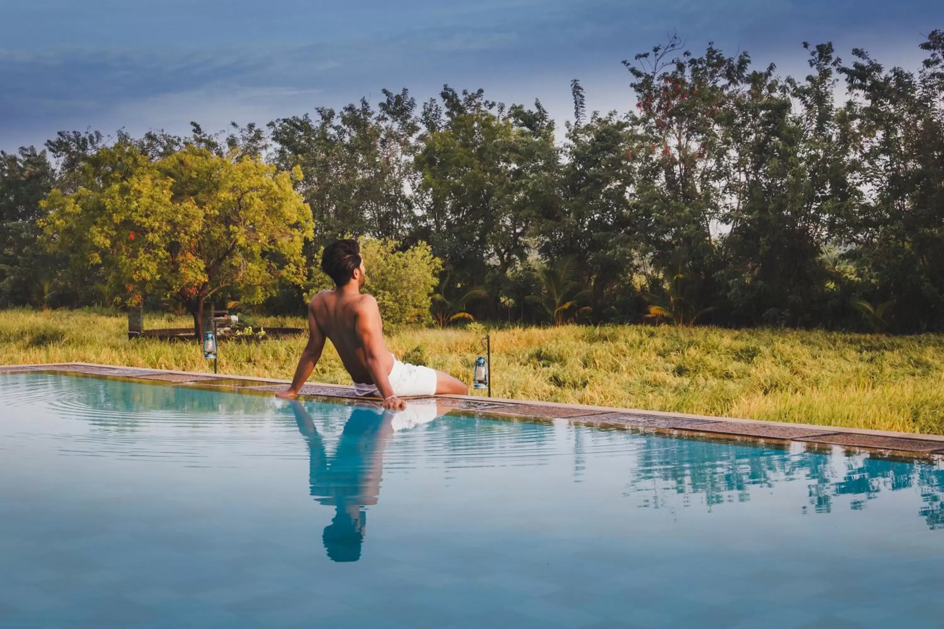 Garden view, Swimming Pool in Sigiriana Resort by Thilanka