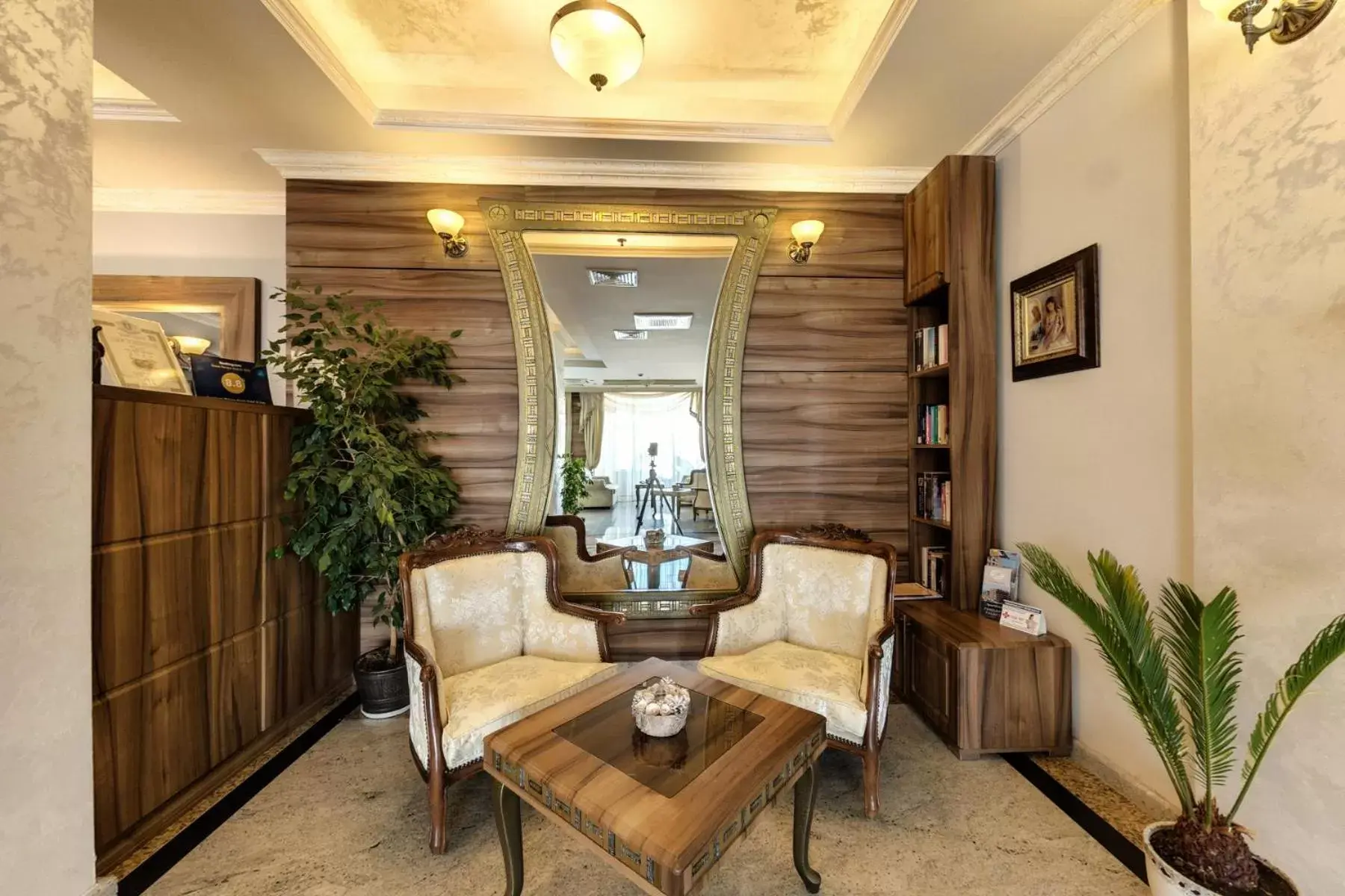 Lobby or reception in Penelopa Palace Apart Hotel & SPA Lobby or reception in Penelopa Palace Apart Hotel & SPA