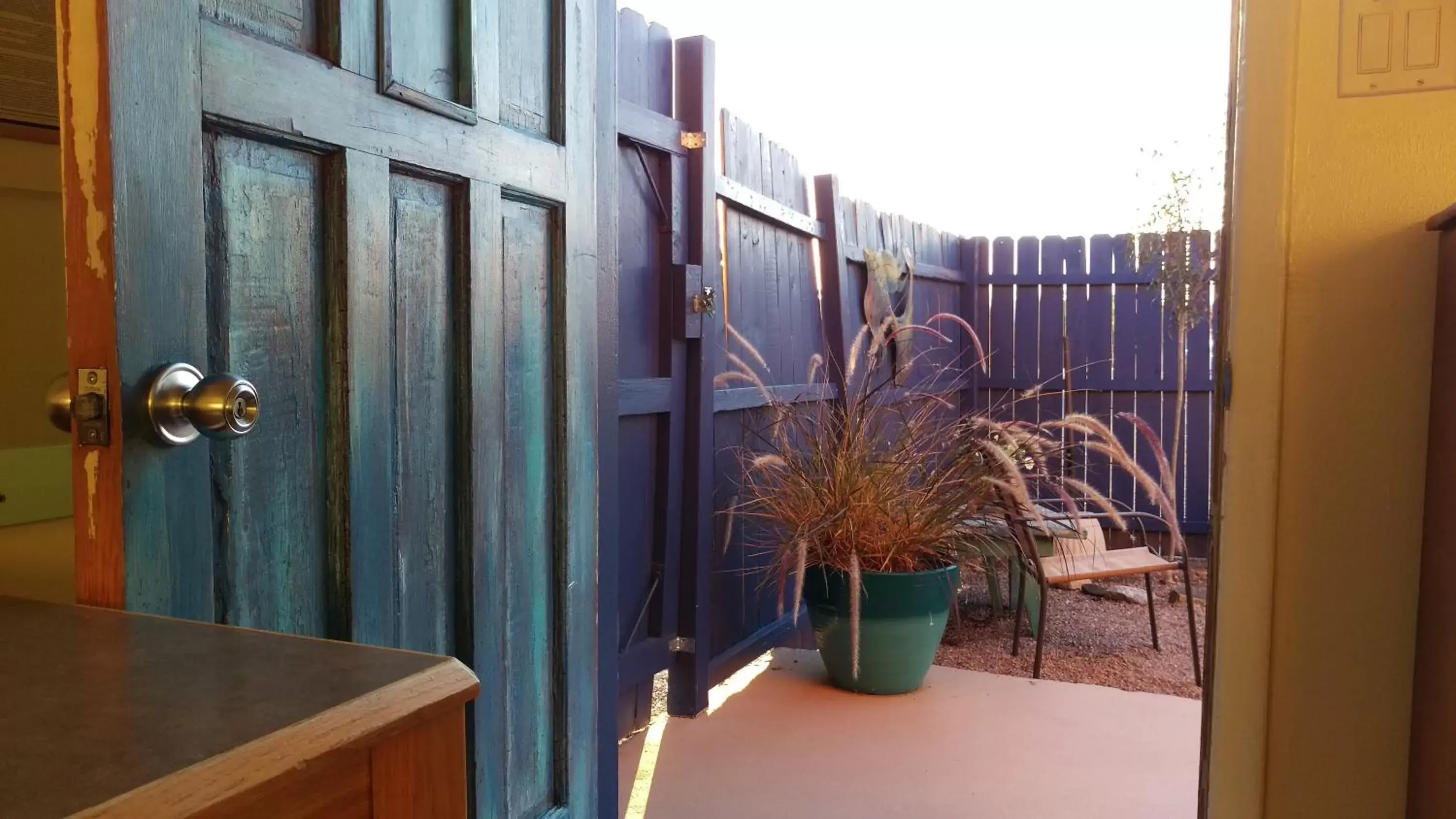 Patio in Rocket Inn