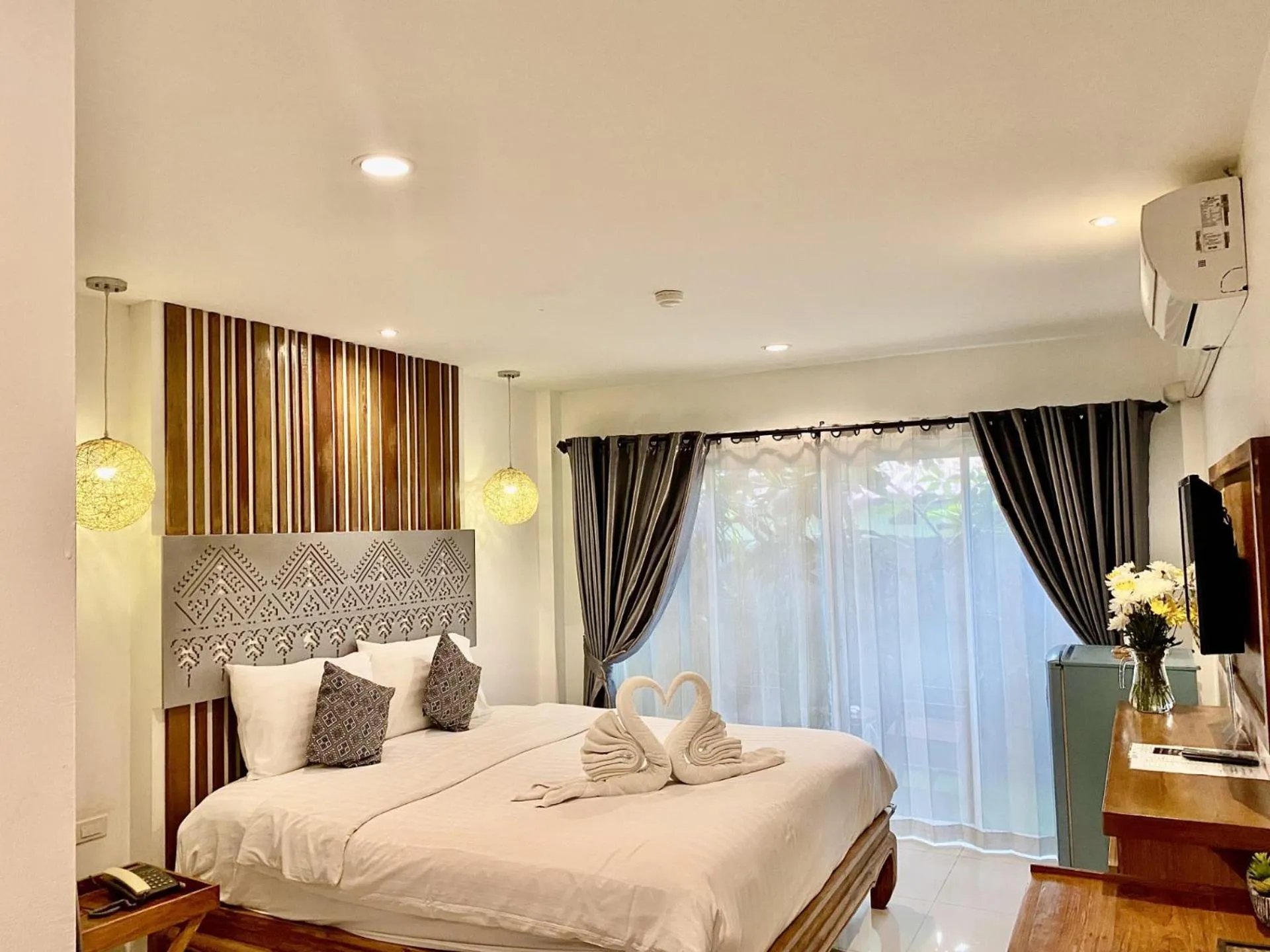 Bed in My Chiangmai Boutique Lodge