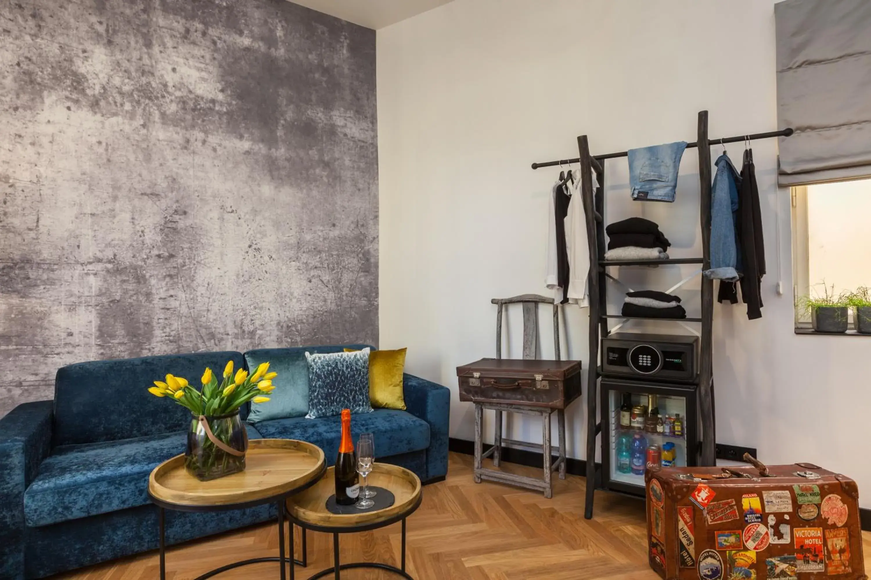 Seating area in Antik Hotel Prague