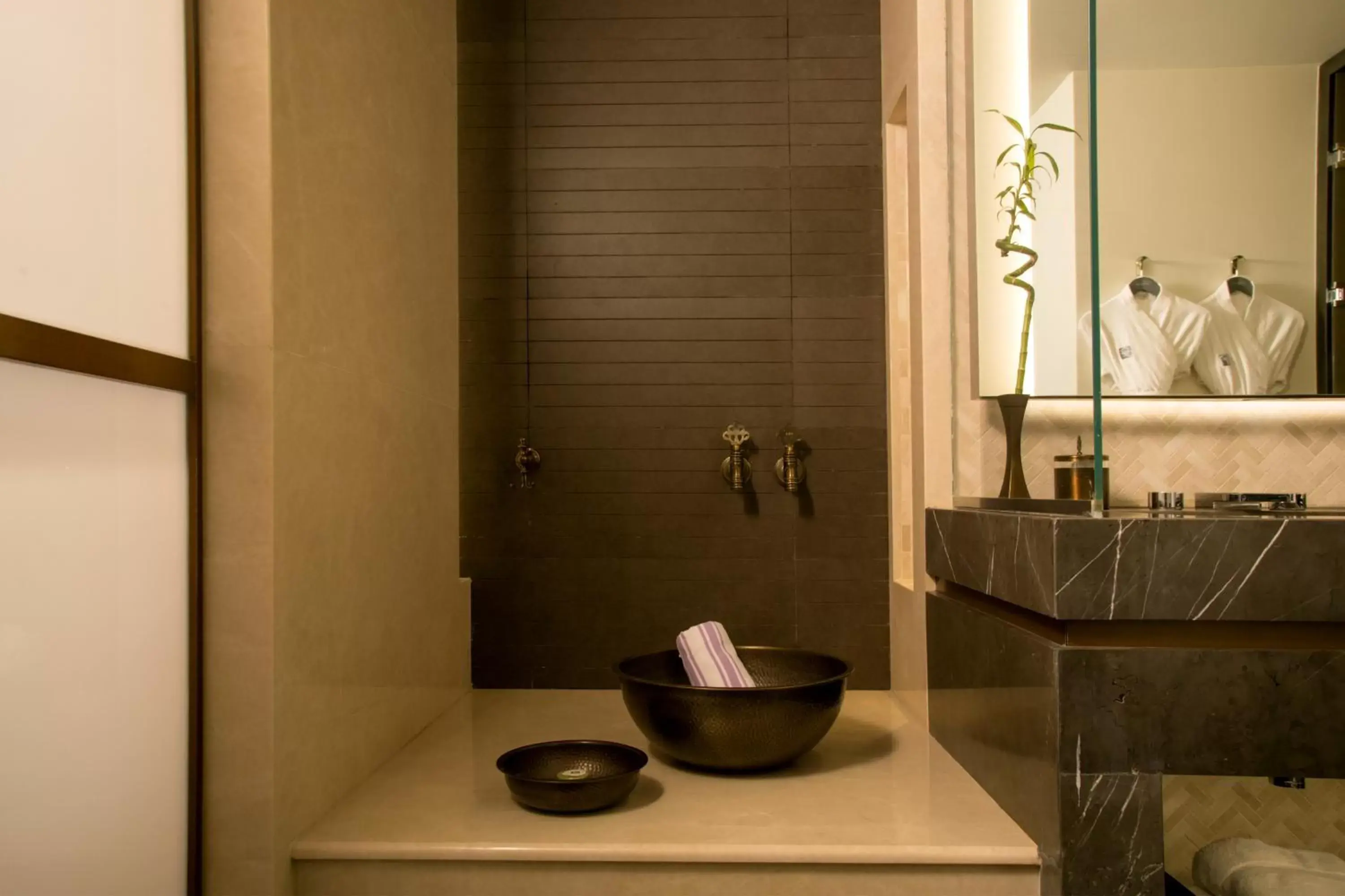 Bathroom in Fairmont Quasar Istanbul Hotel