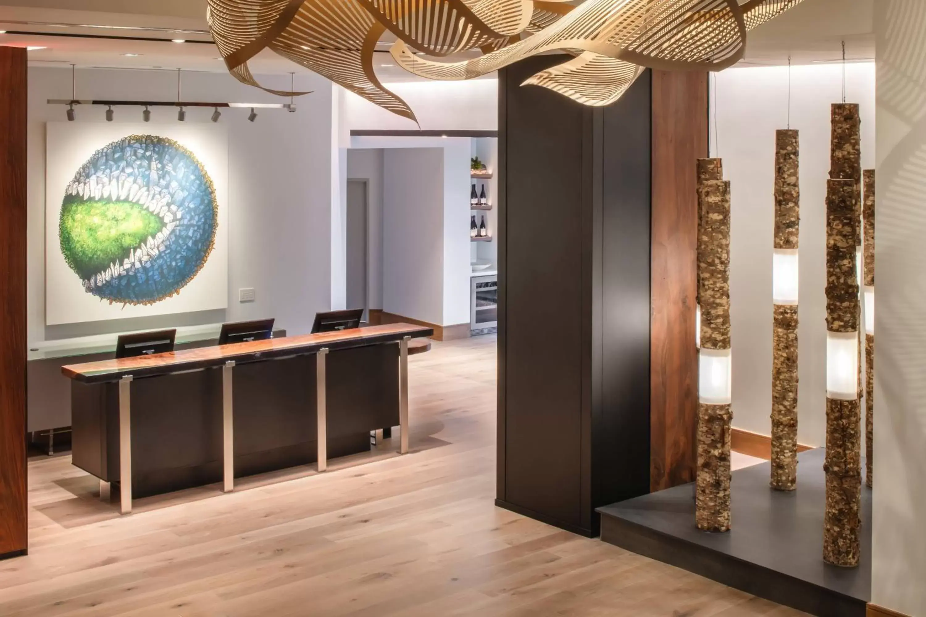 Lobby or reception, Kitchen/Kitchenette in The Bidwell Marriott Portland