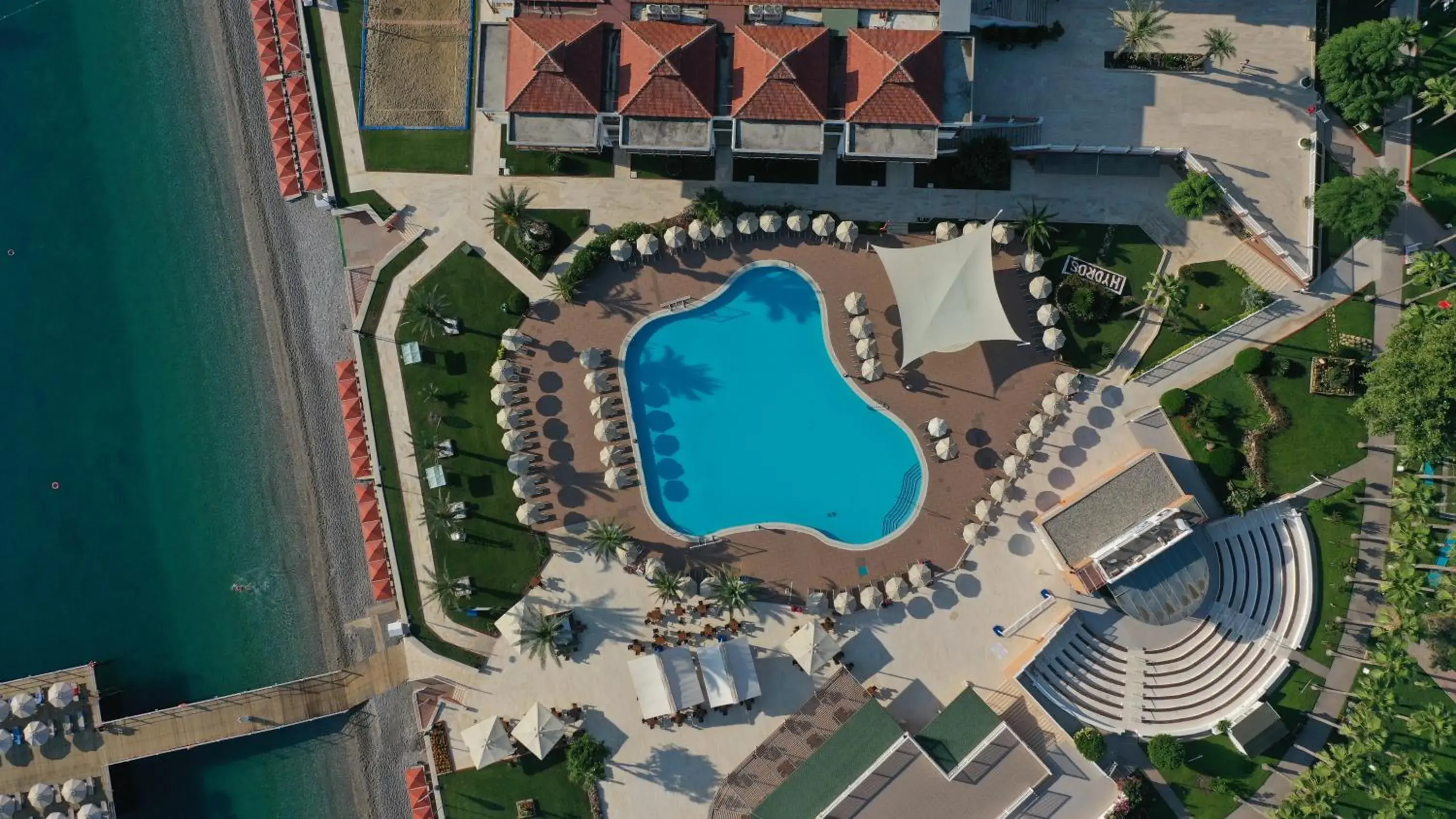 Pool view, Bird's-eye View in Fun&Sun Active Club Hydros