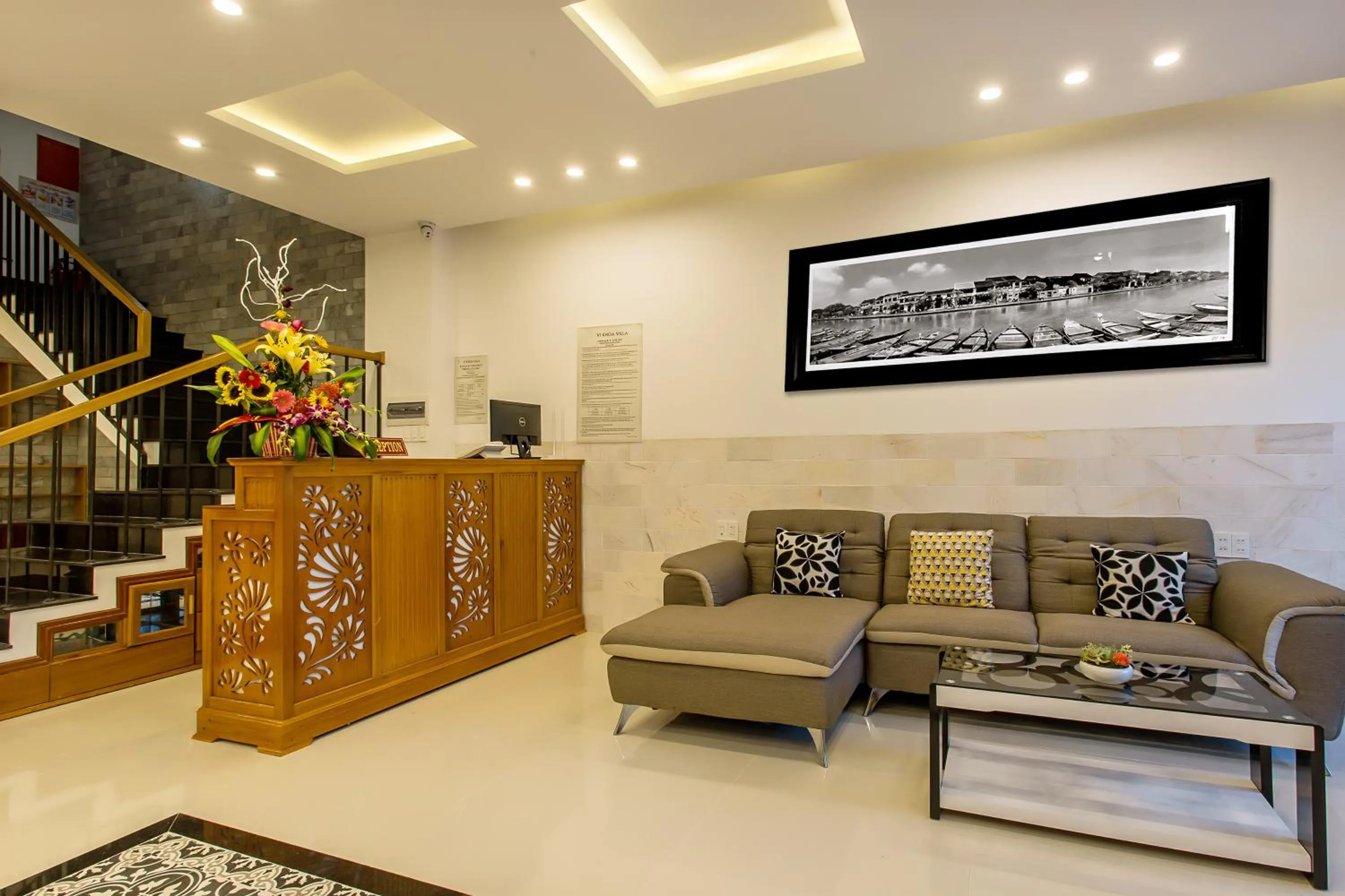 Lobby or reception in Hoi An Vi Khoa Villa