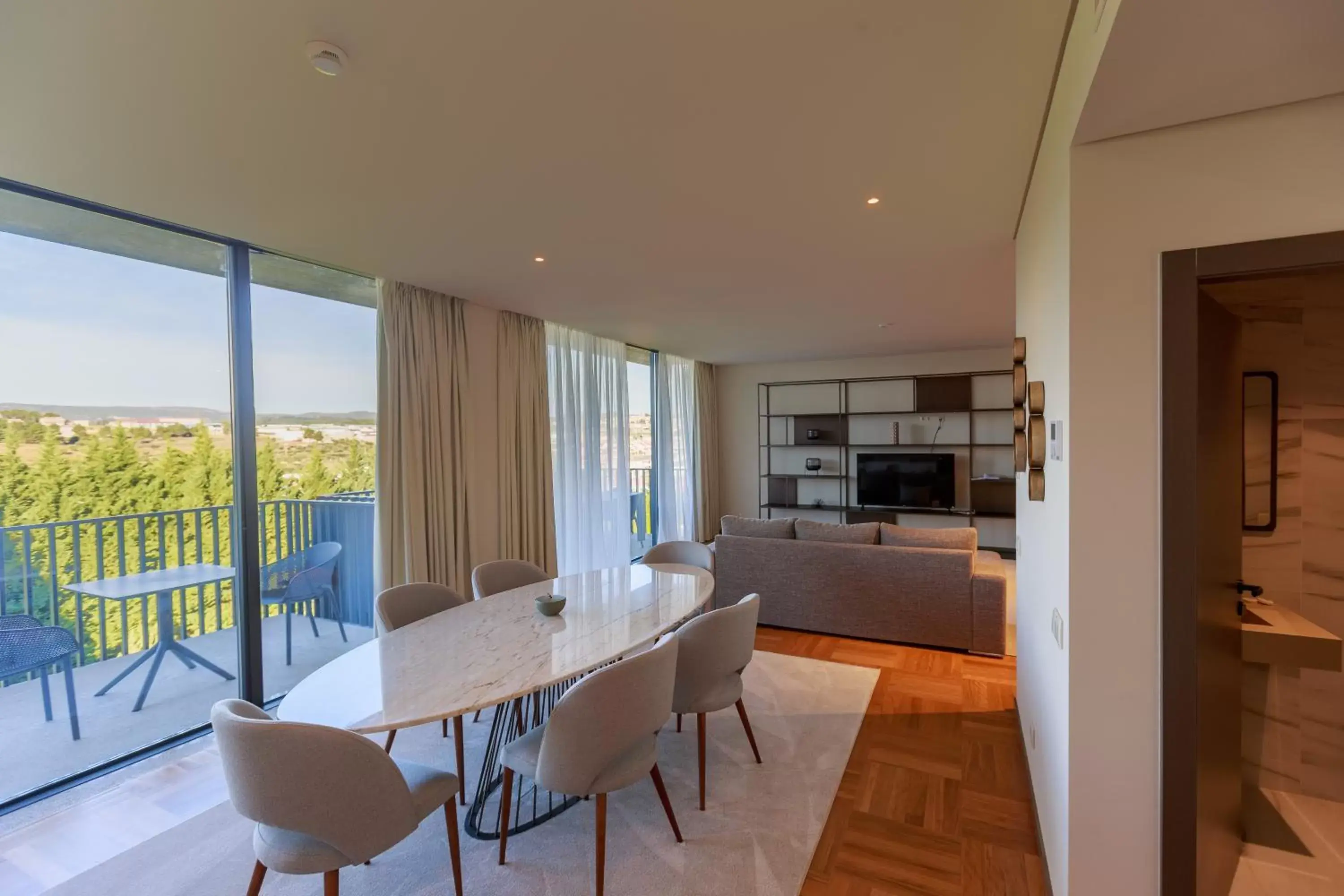 Balcony/Terrace, Dining Area in Olive Nature - Hotel & SPA da Quinta Dona Adelaide