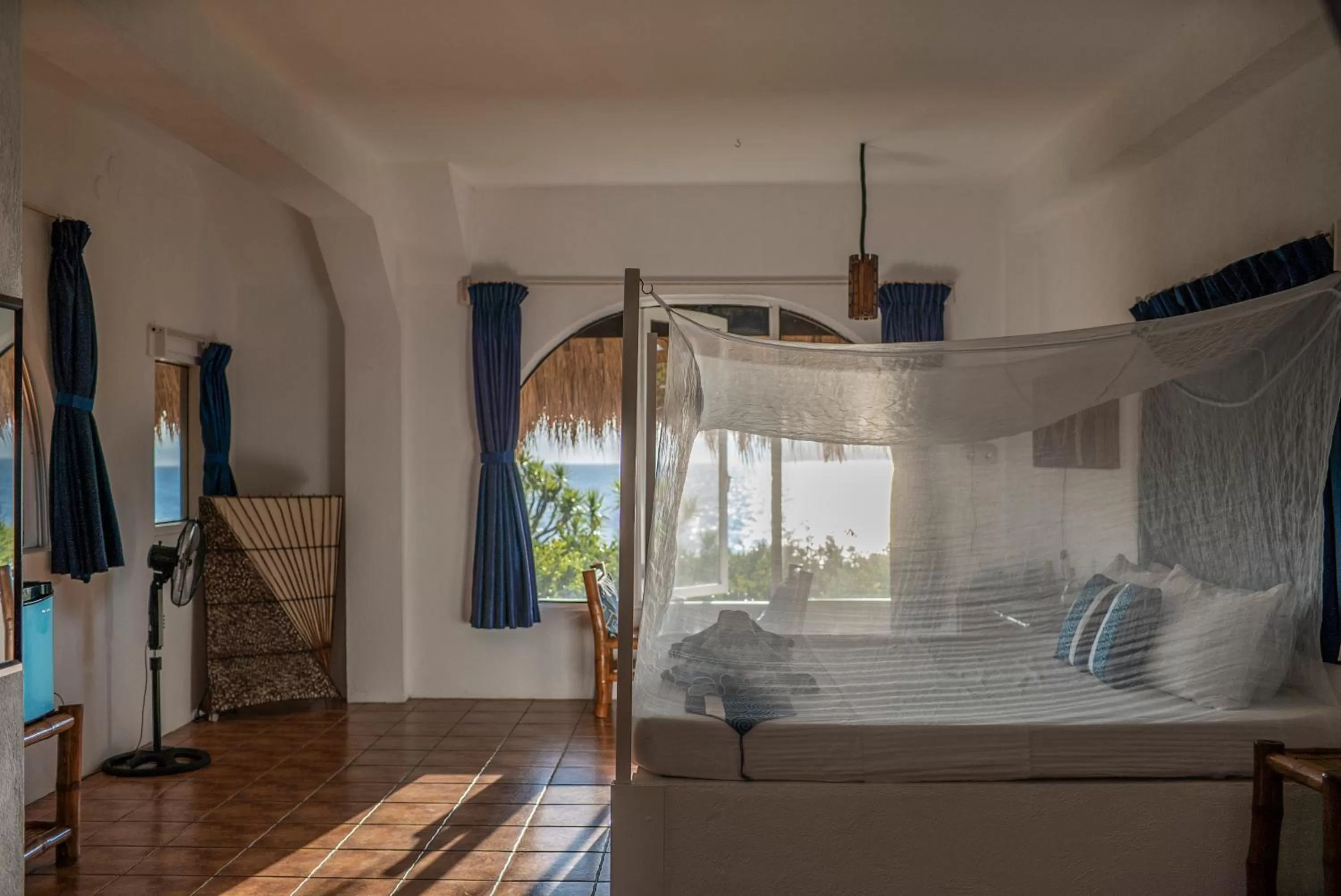 Bed in The Blue Orchid Resort