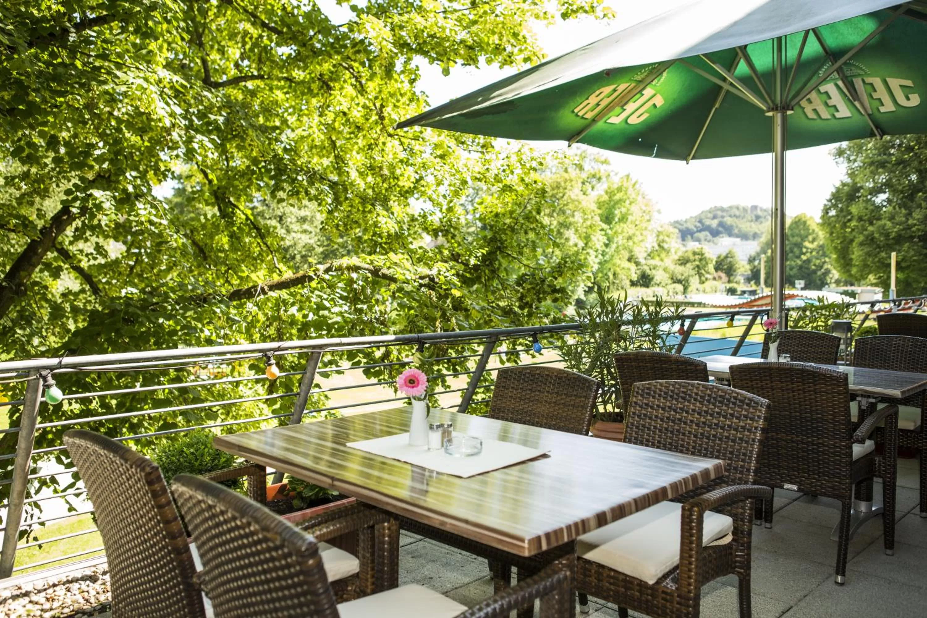 Patio in Best Western Hotel Wetzlar