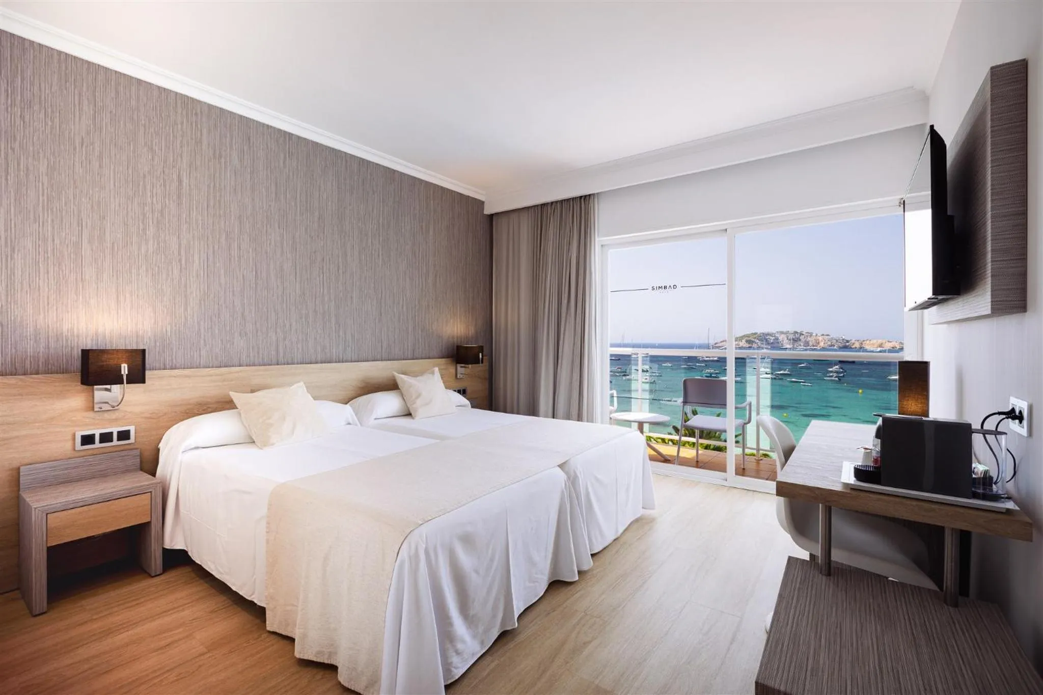 Bed in Hotel Simbad Ibiza