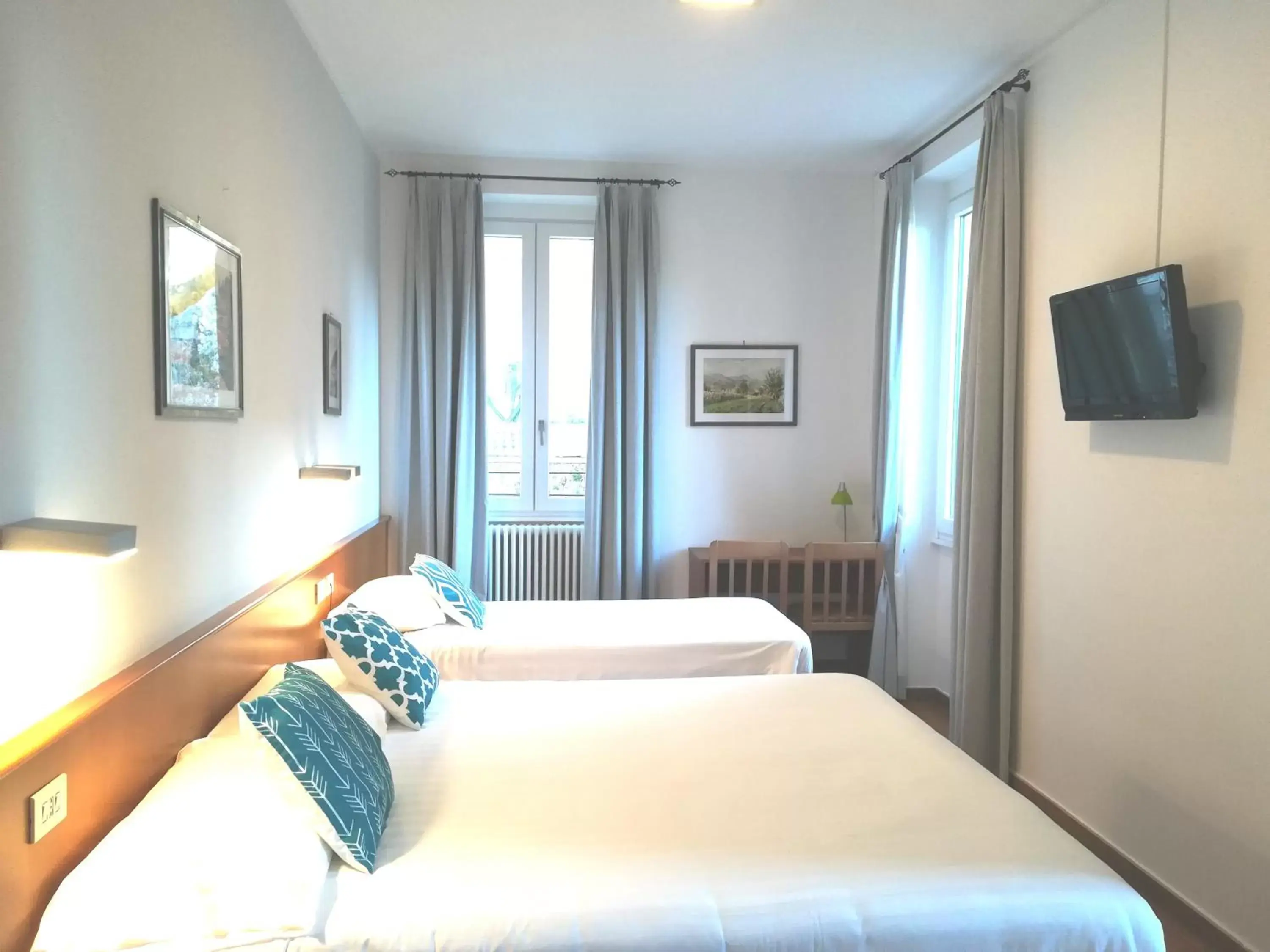 Bed in Hotel Quarcino